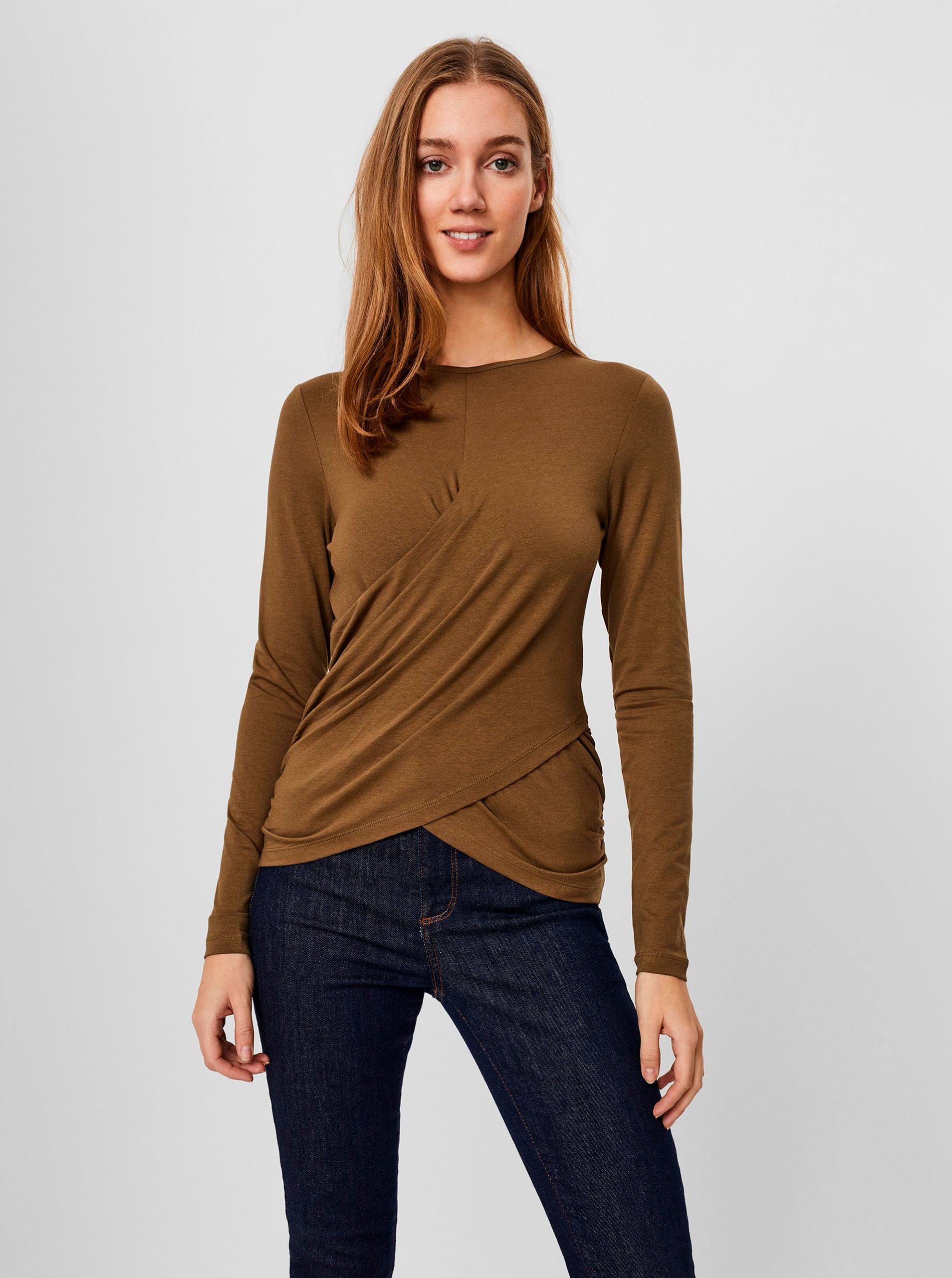 Bluze pentru femei VERO MODA - maro