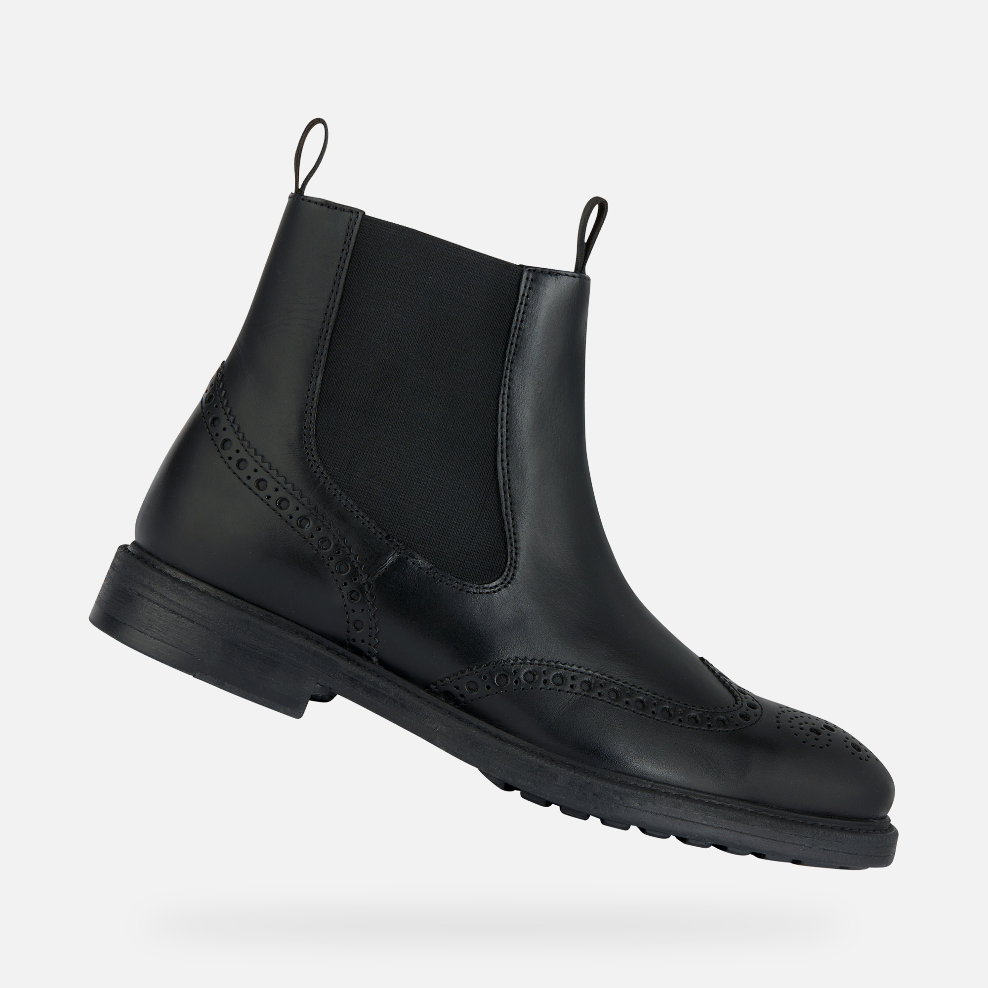 Black Men's Ankle Boots Geox Tiberio - Men's