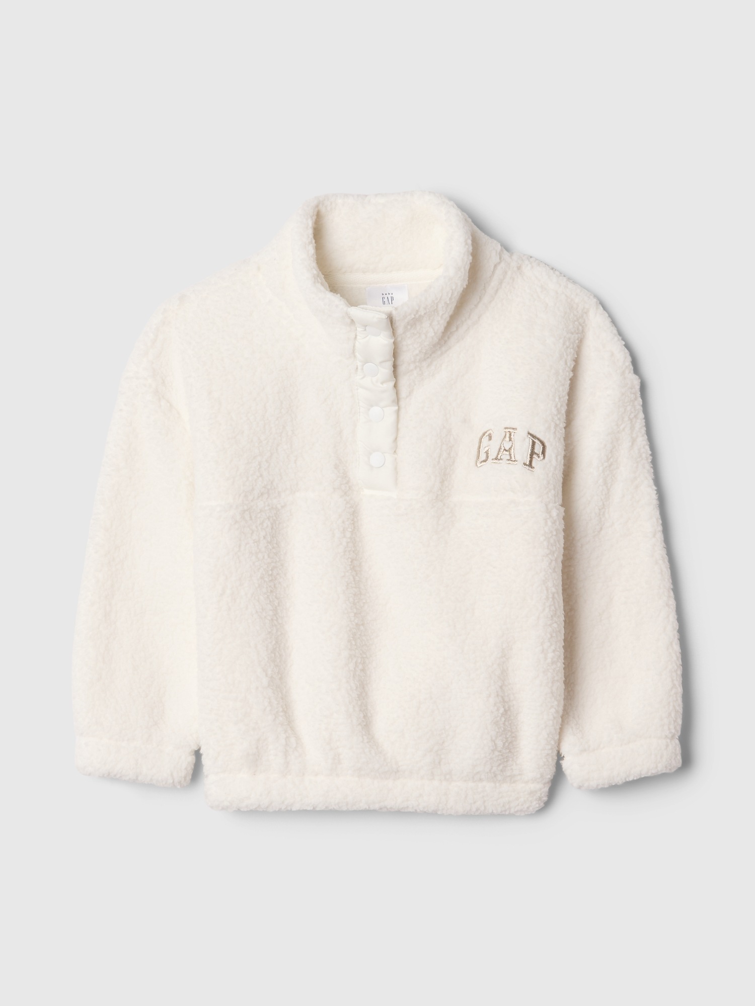 GAP Baby sherpa sweatshirt with logo - Girls