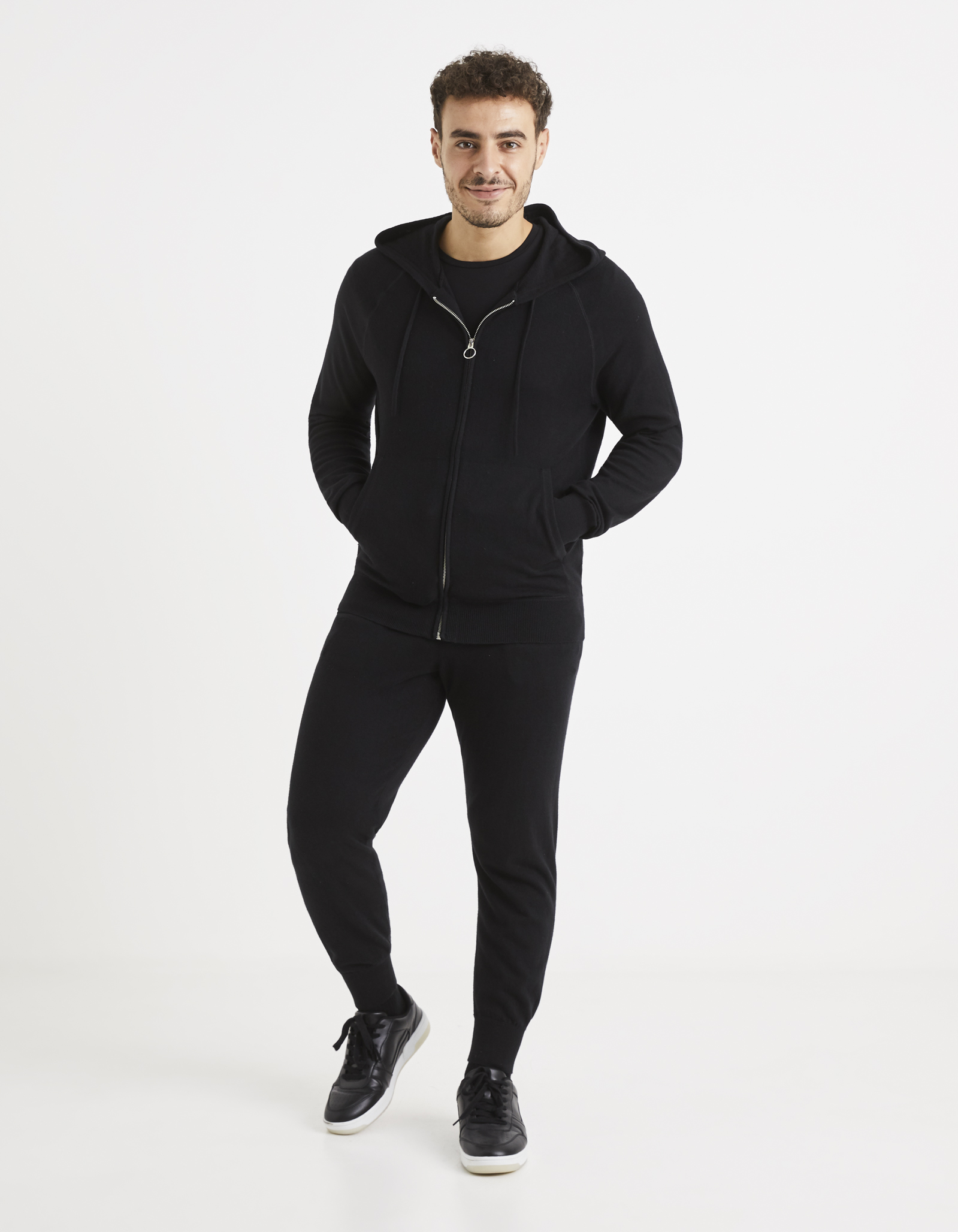 Pantaloni casual pentru barbati Celio - negru