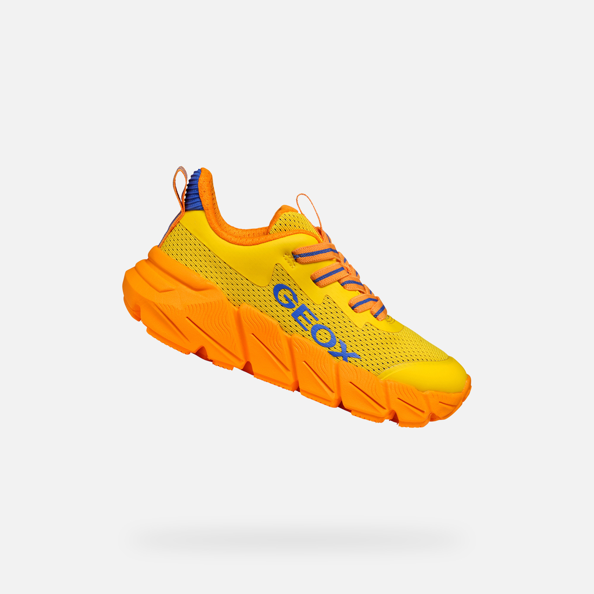 Yellow Boys Geox Flexyper Fast Sneakers - Boys