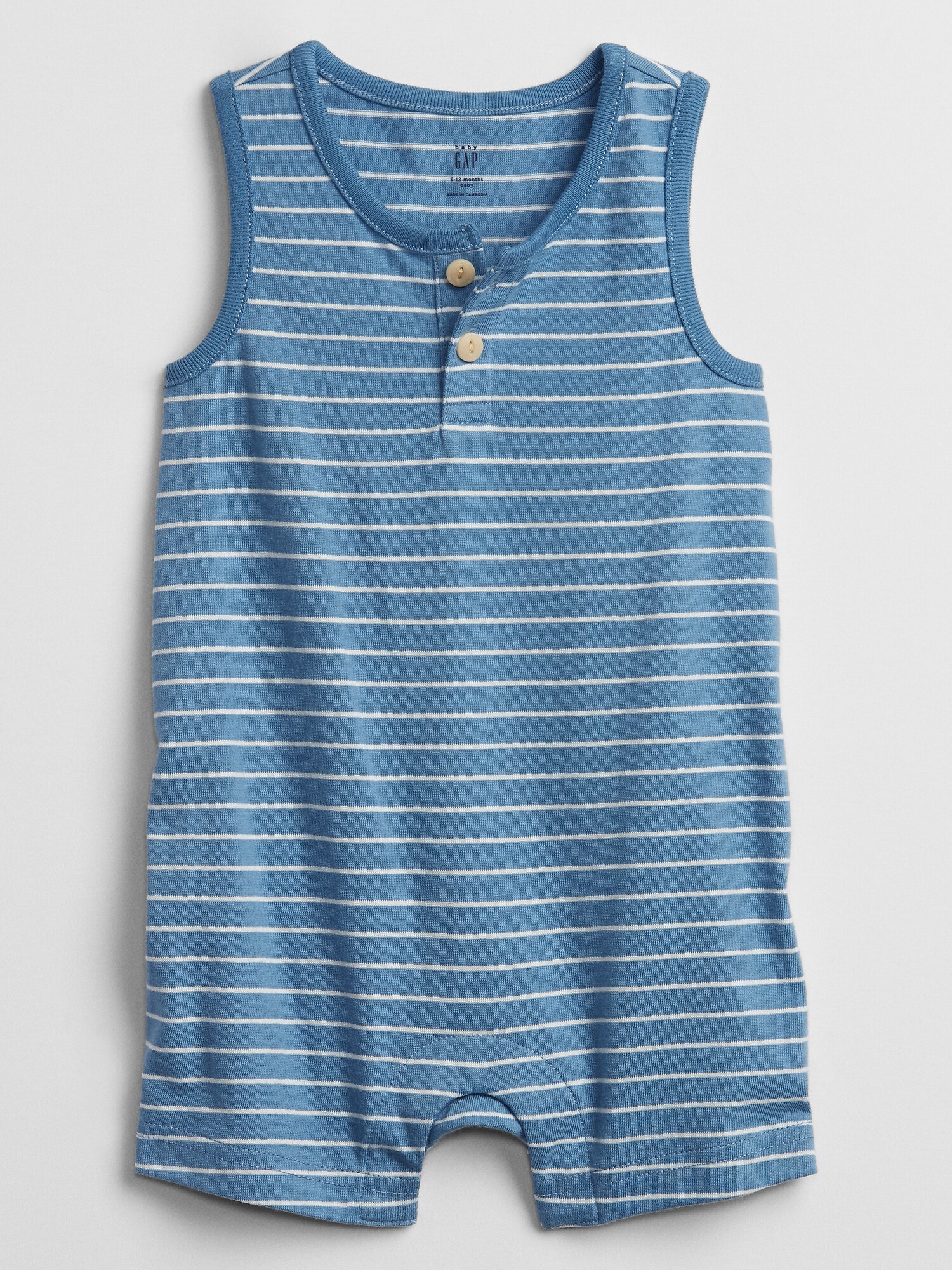 GAP Baby overal stripe shorty one-piece - Kluci