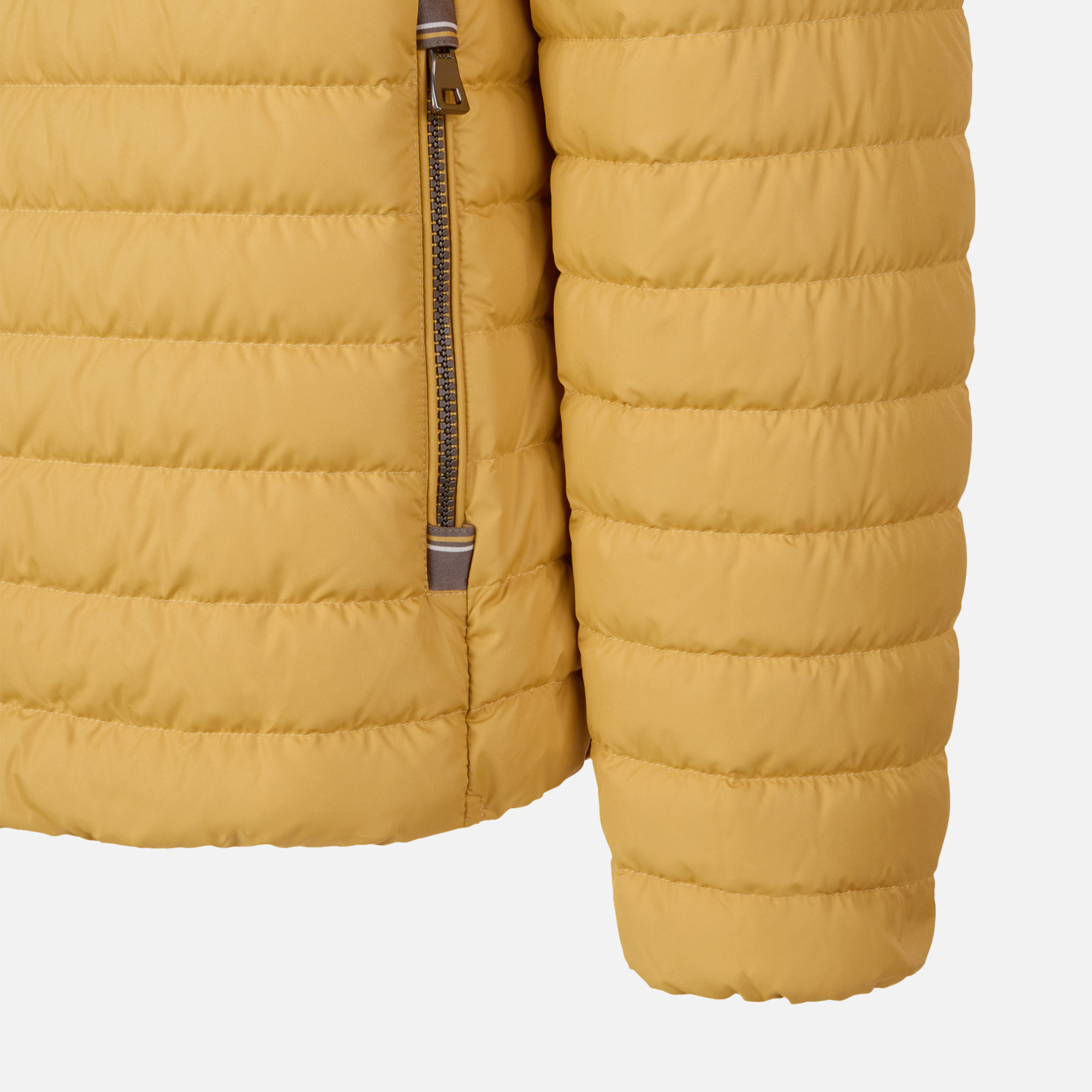 Geacă de puf galbenă pentru bărbați Geox Warrens