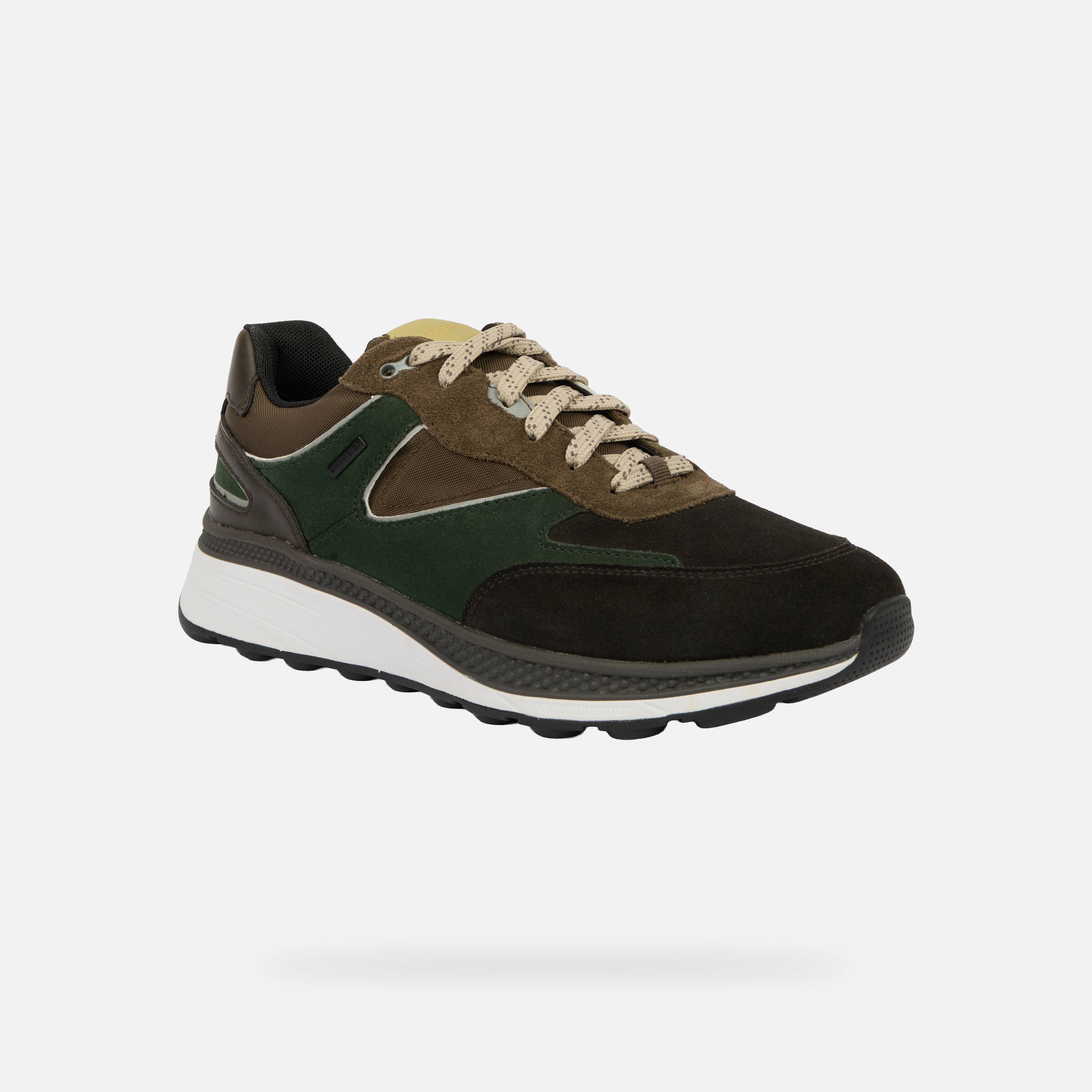 Green Men's Geox Spherica Actif X1 Sneakers - Mens