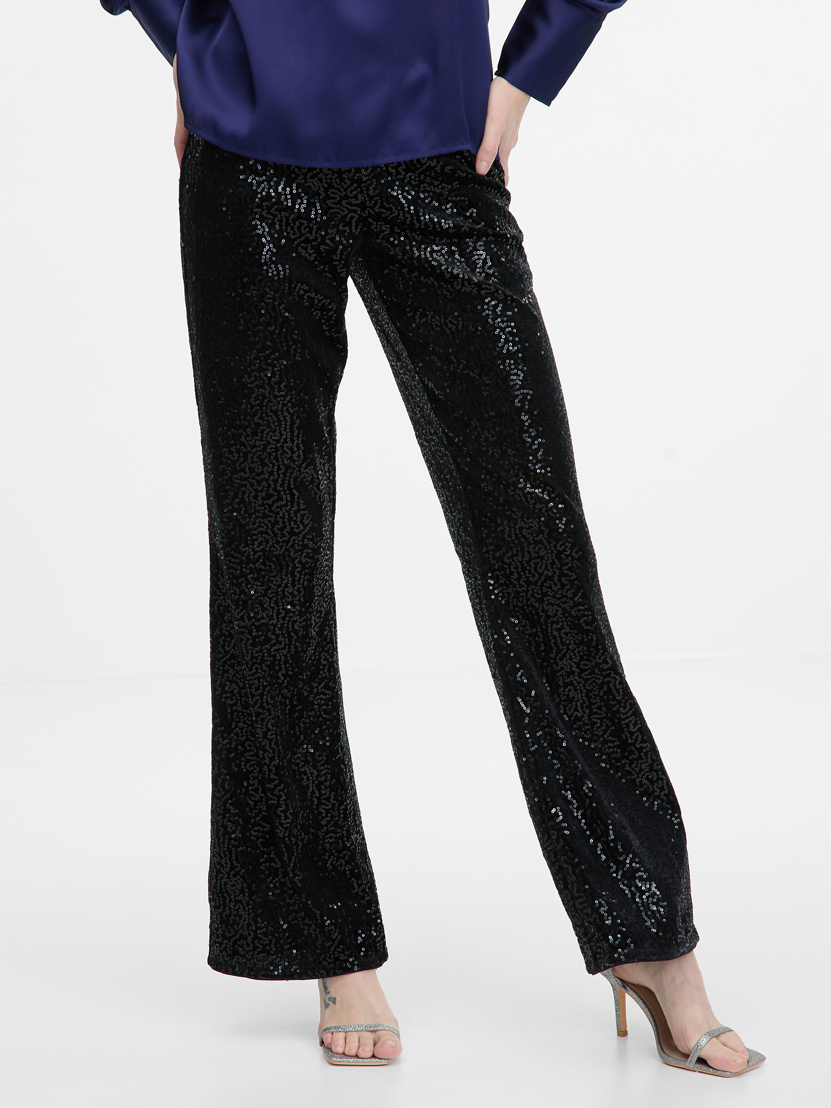 Black womens trousers ORSAY - Womens