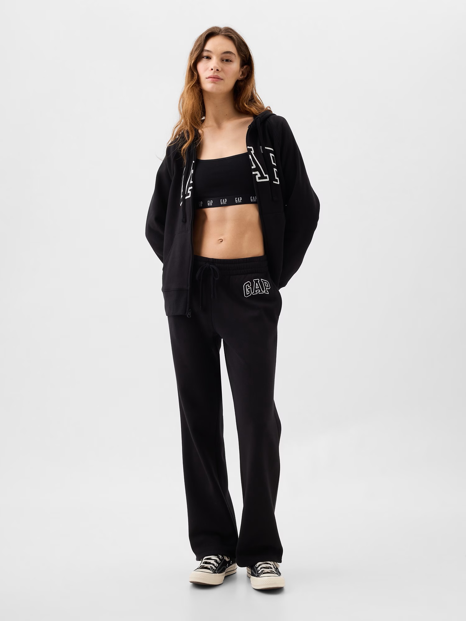 GAP Straight Sweatpants With Logo - Women's