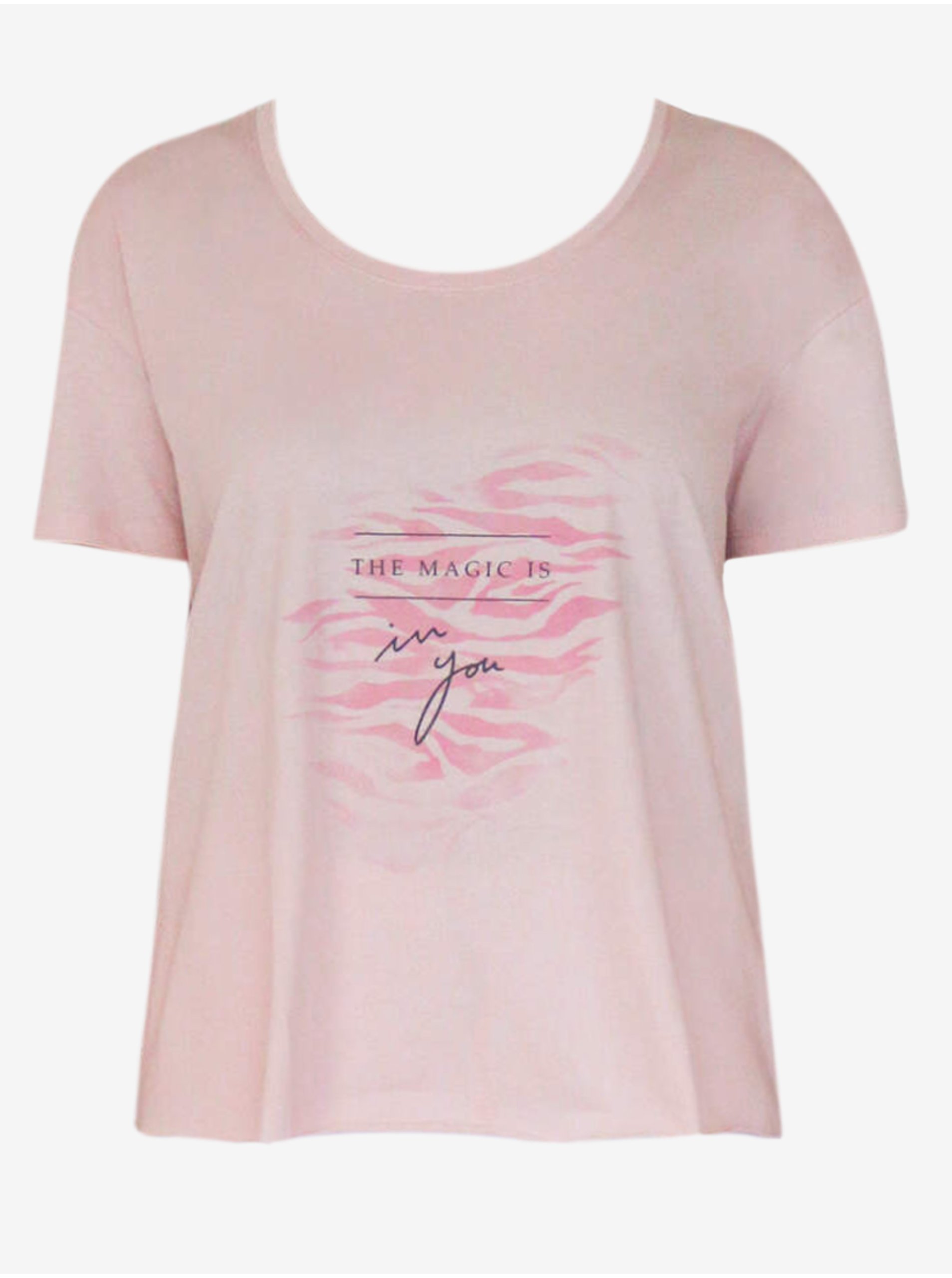 Levně Světle růžové tričko ORSAY - Dámské