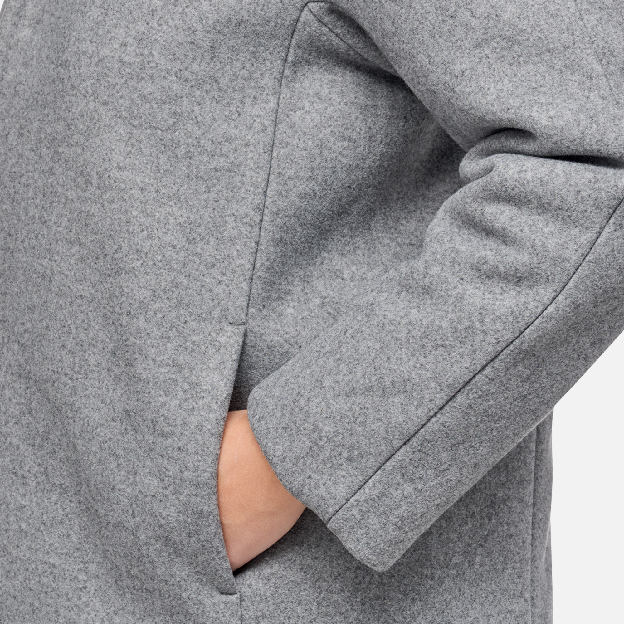 Grey Women's Jacket Geox Diamanta - Ladies