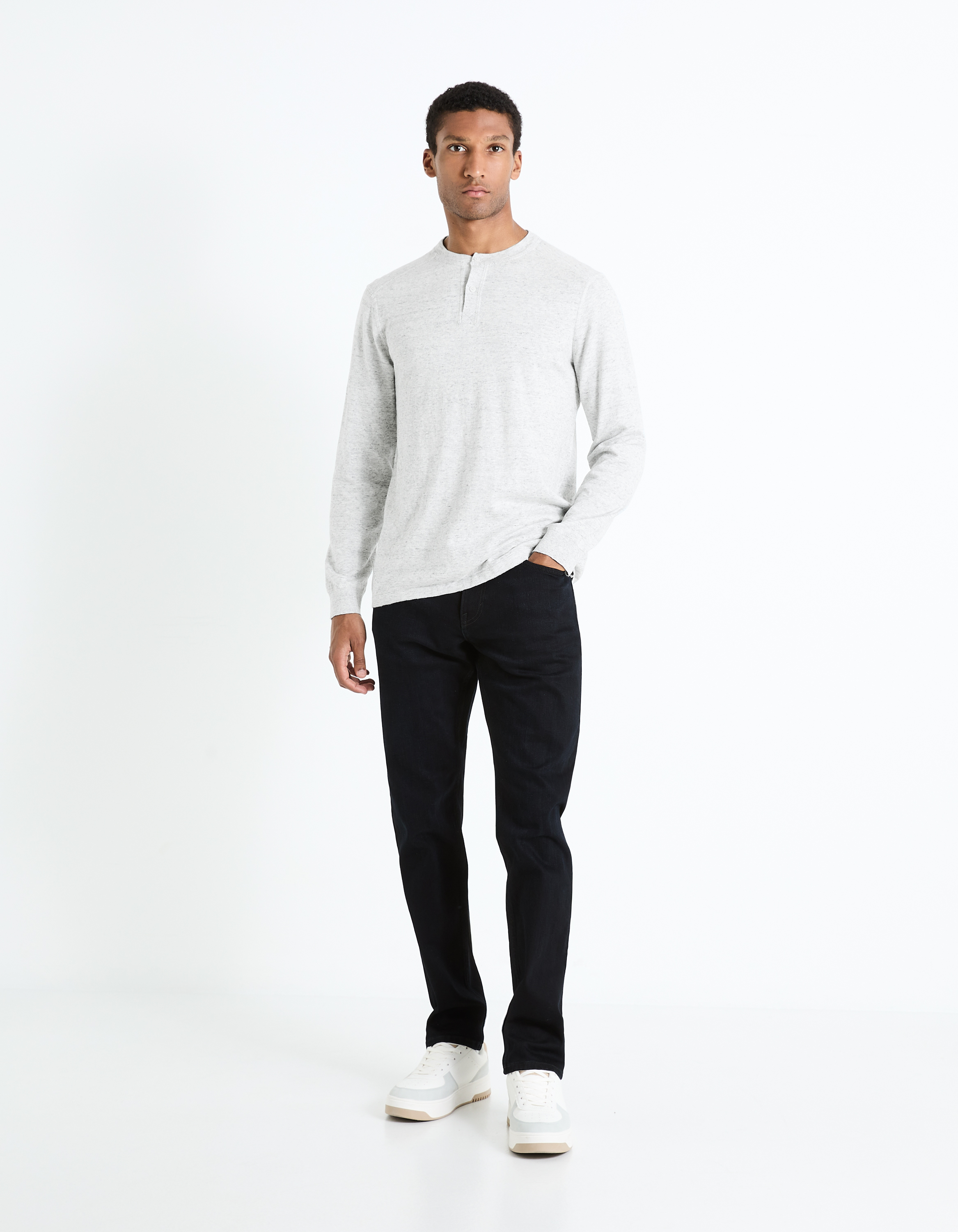 Straight fit pentru barbati Celio - negru