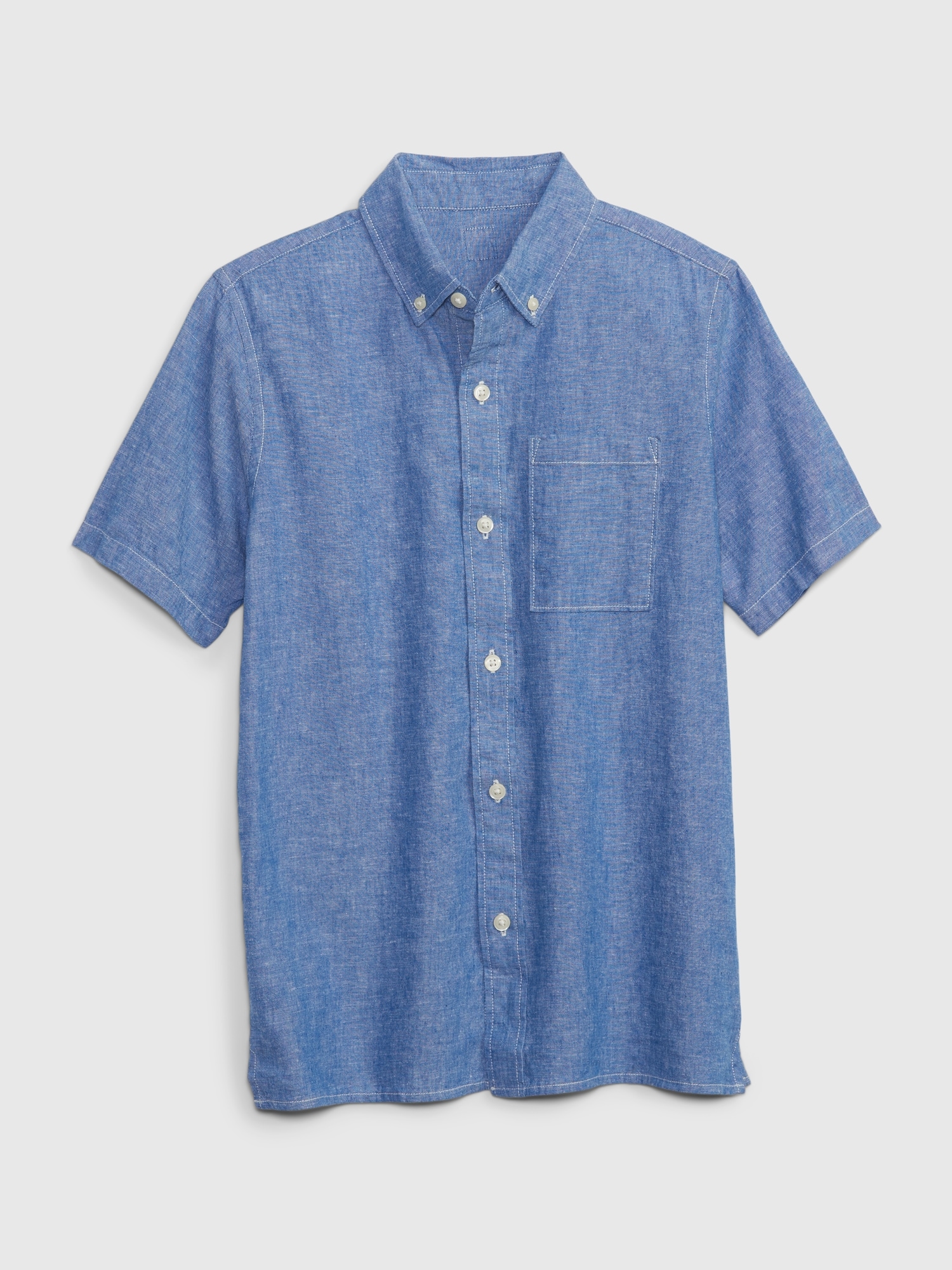 GAP Children's Shirt Linen And Cotton - Boys