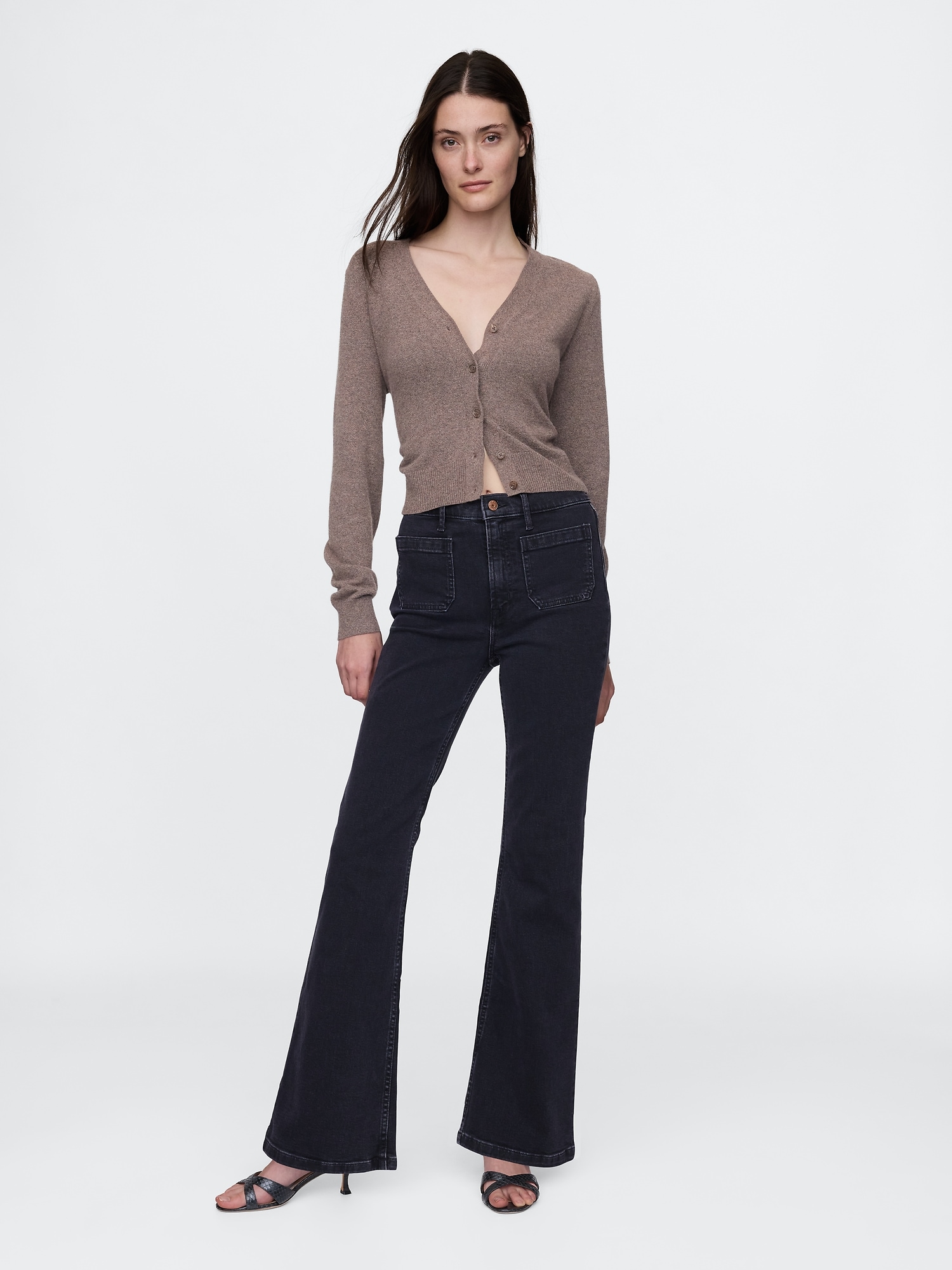 GAP Jeans High Rise '70s Flare - Ladies