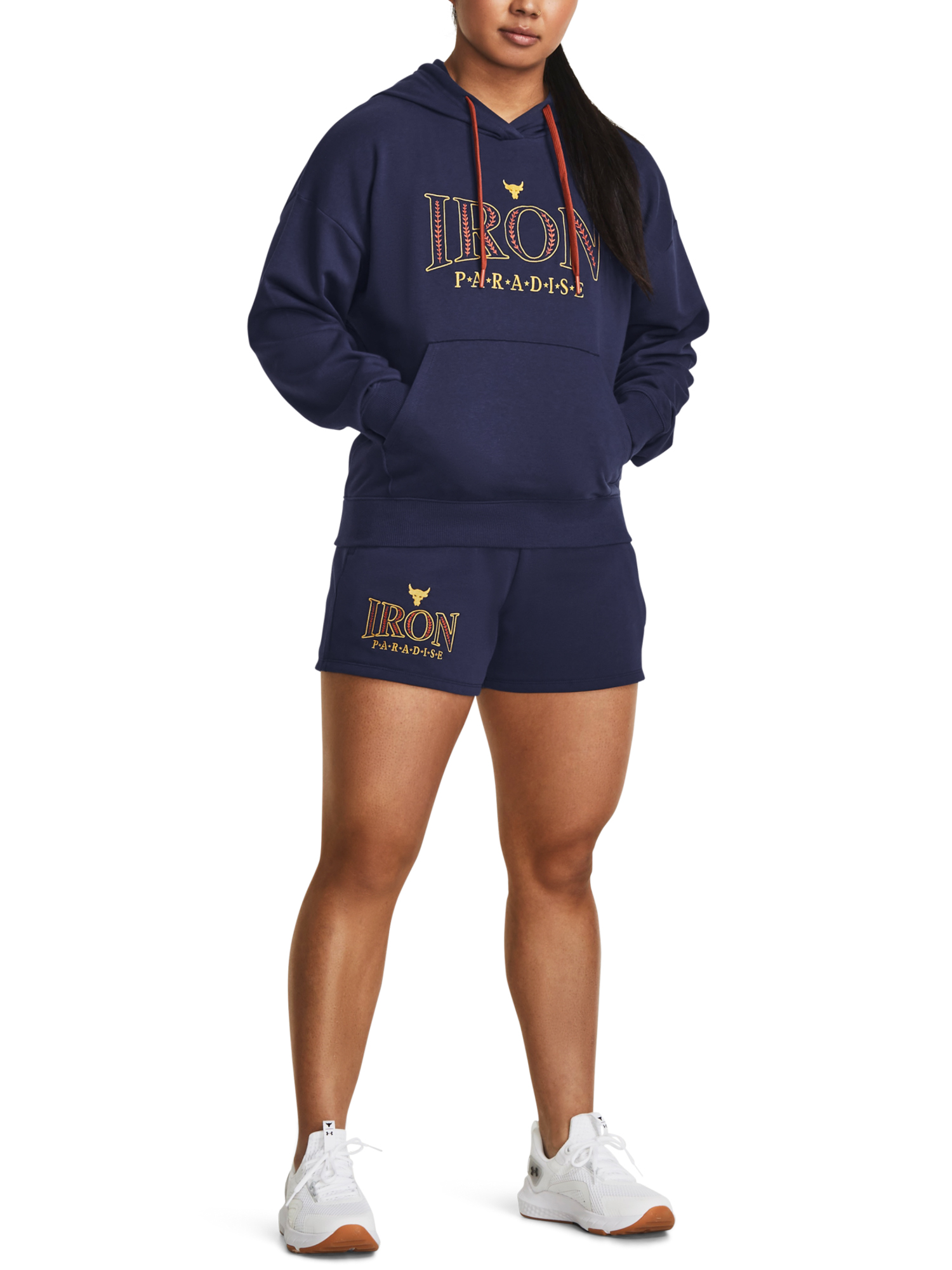 Under Armour Sweatshirt Pjt Rck Everyday Terry Hdy-BLU - Women's