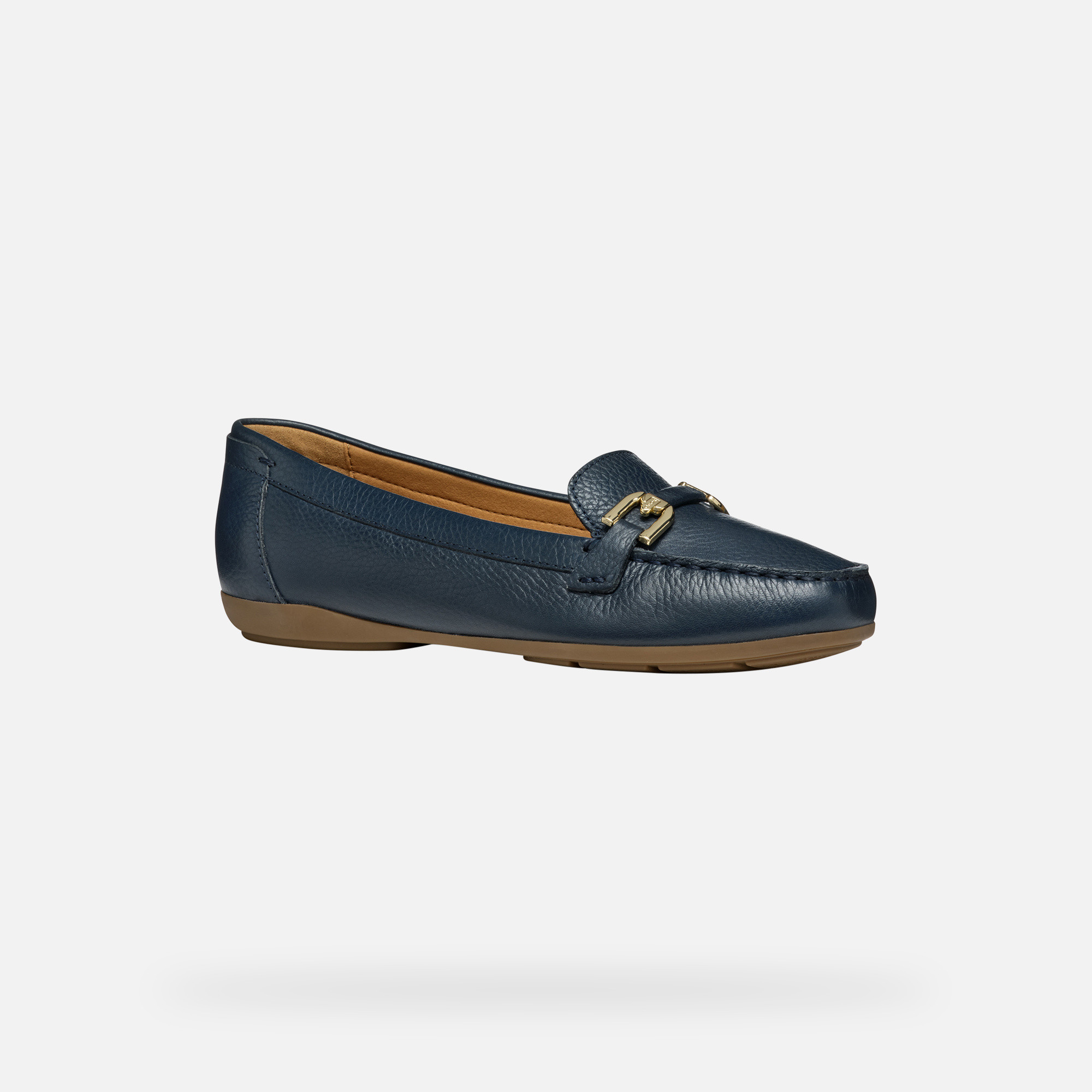 Dark blue women&#039;s moccasins Geox Annytah Moc - Women&#039;s