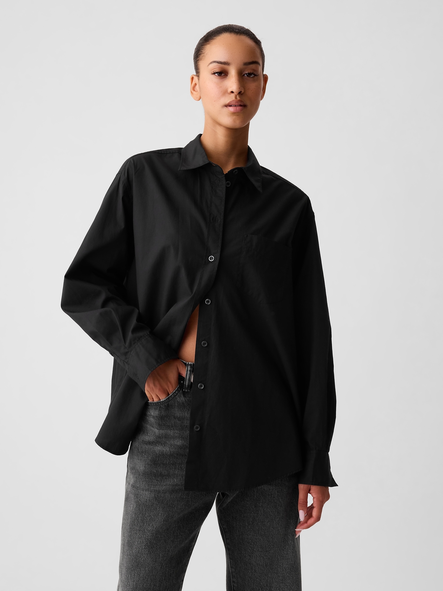 GAP Oversize Poplin Košeľa