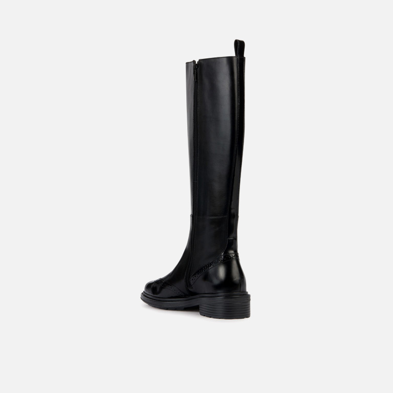 Black women&#039;s boots Geox Walk Pleasure - Women&#039;s