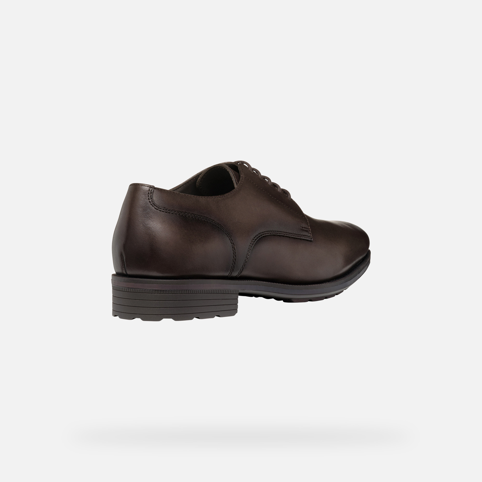 Brown men&#039;s formal shoes Geox Walk Pleasure F - Men&#039;s