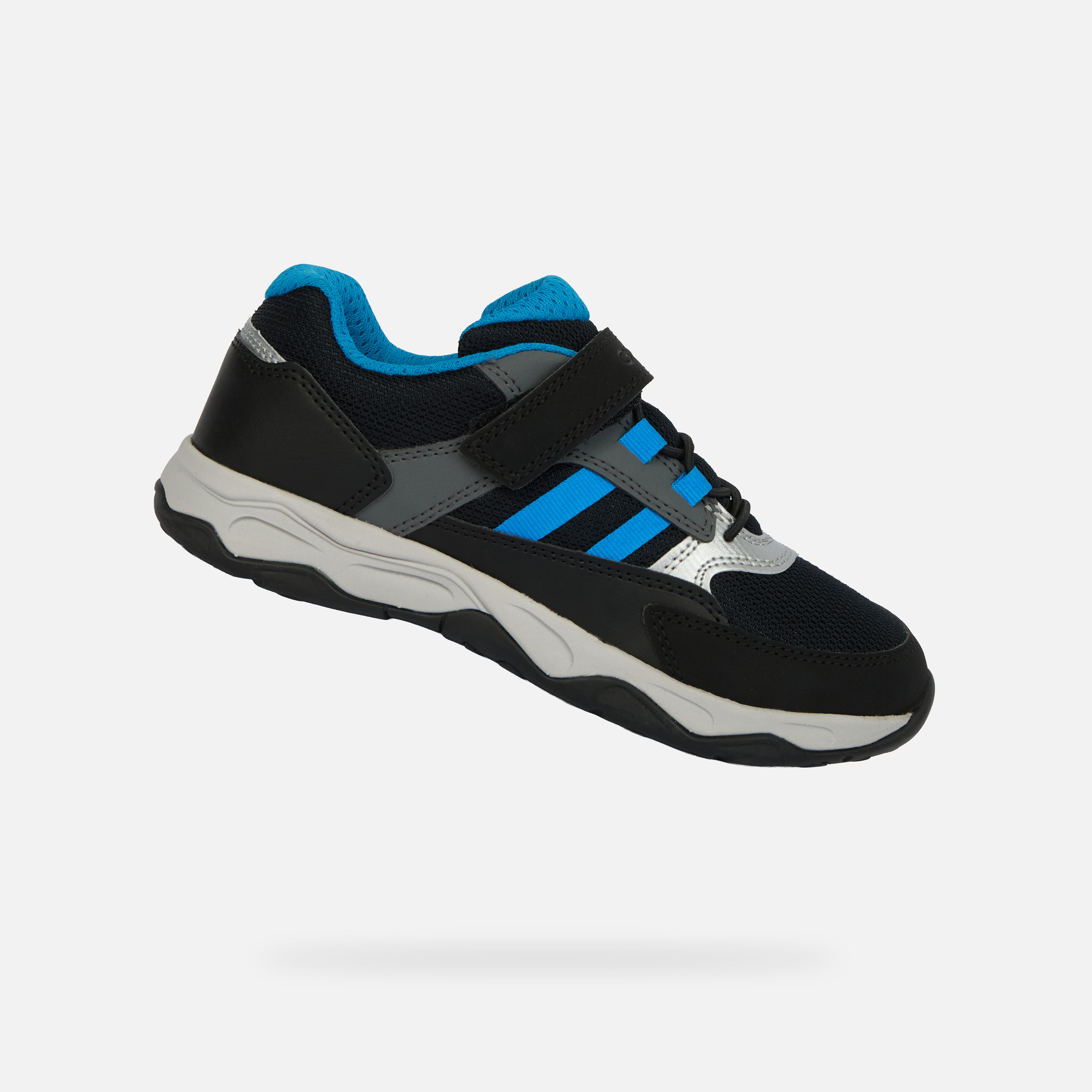 Black Boys' Geox Calco Sneakers - Boys