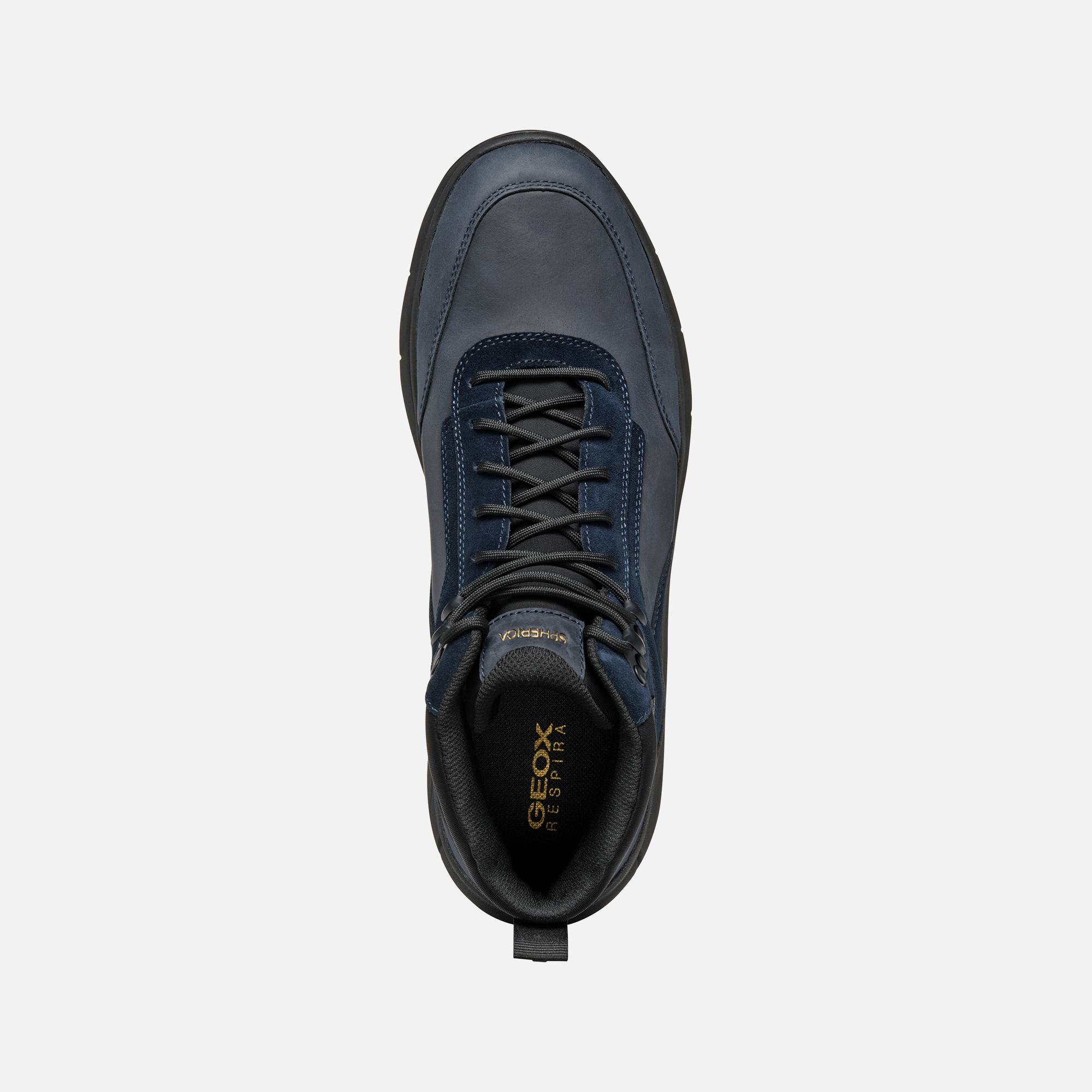 Dark blue men&#039;s ankle shoes Geox Spherica 4X4 ABX - Men