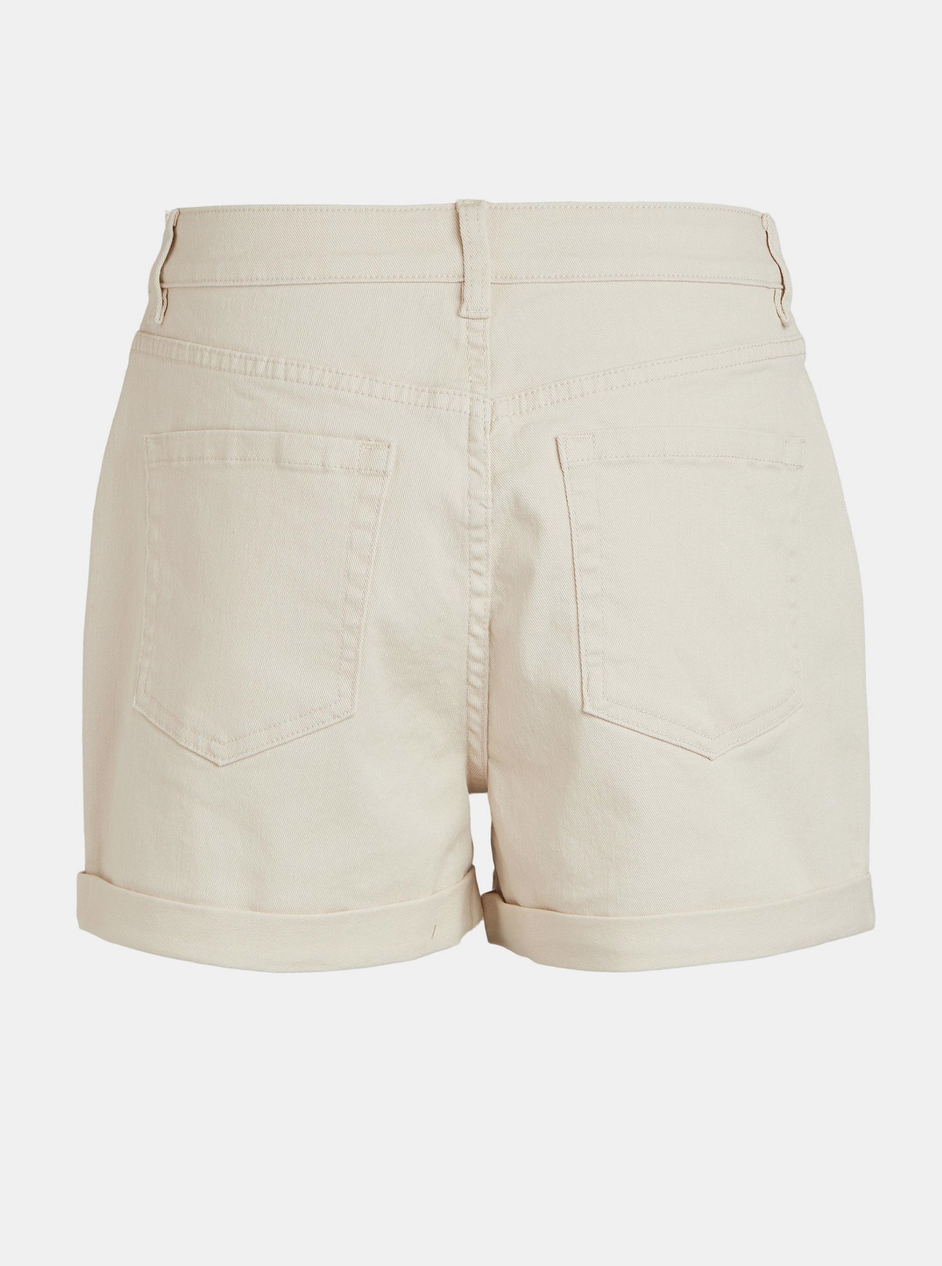 Pantaloni scurti pentru femei .OBJECT - crem