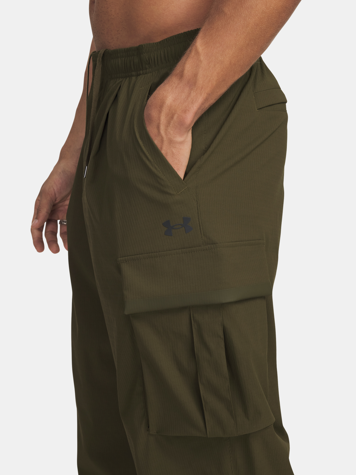 Men&#039;s Under Armour UA UNSTPBLE TXTR WOVEN CARGO-GRN - Men&#039;s Sports Trousers