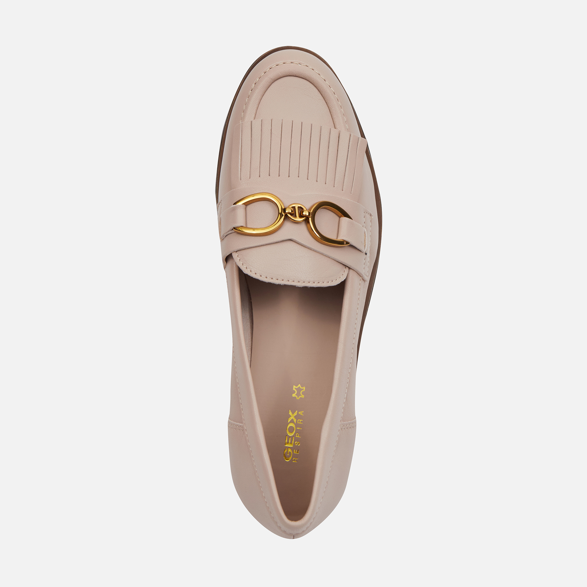 GEOX Beige women&#039;s moccasins Prometya - Women&#039;s