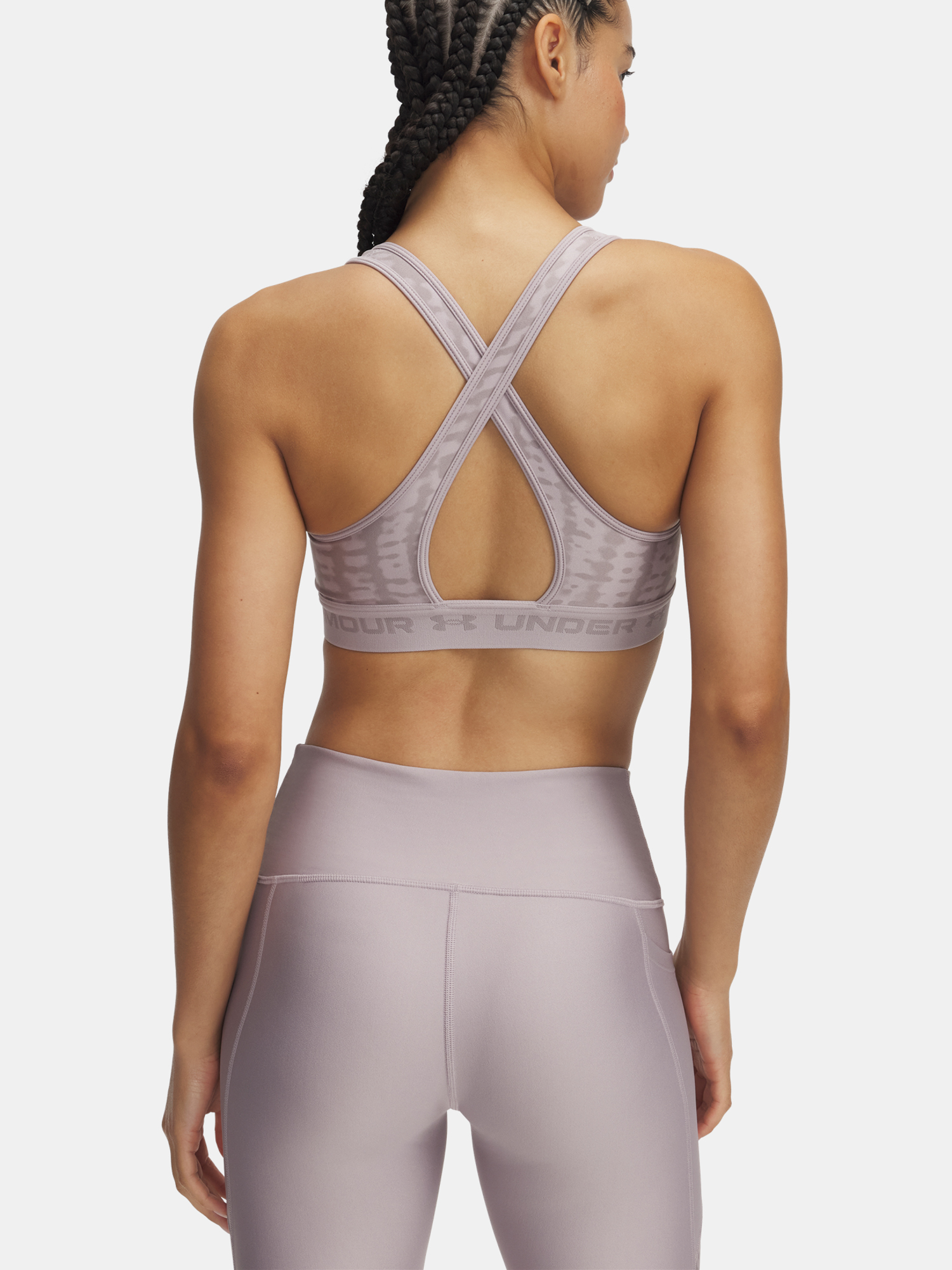 Women&#039;s bra Under Armour Crossback Mid Print - Women&#039;s