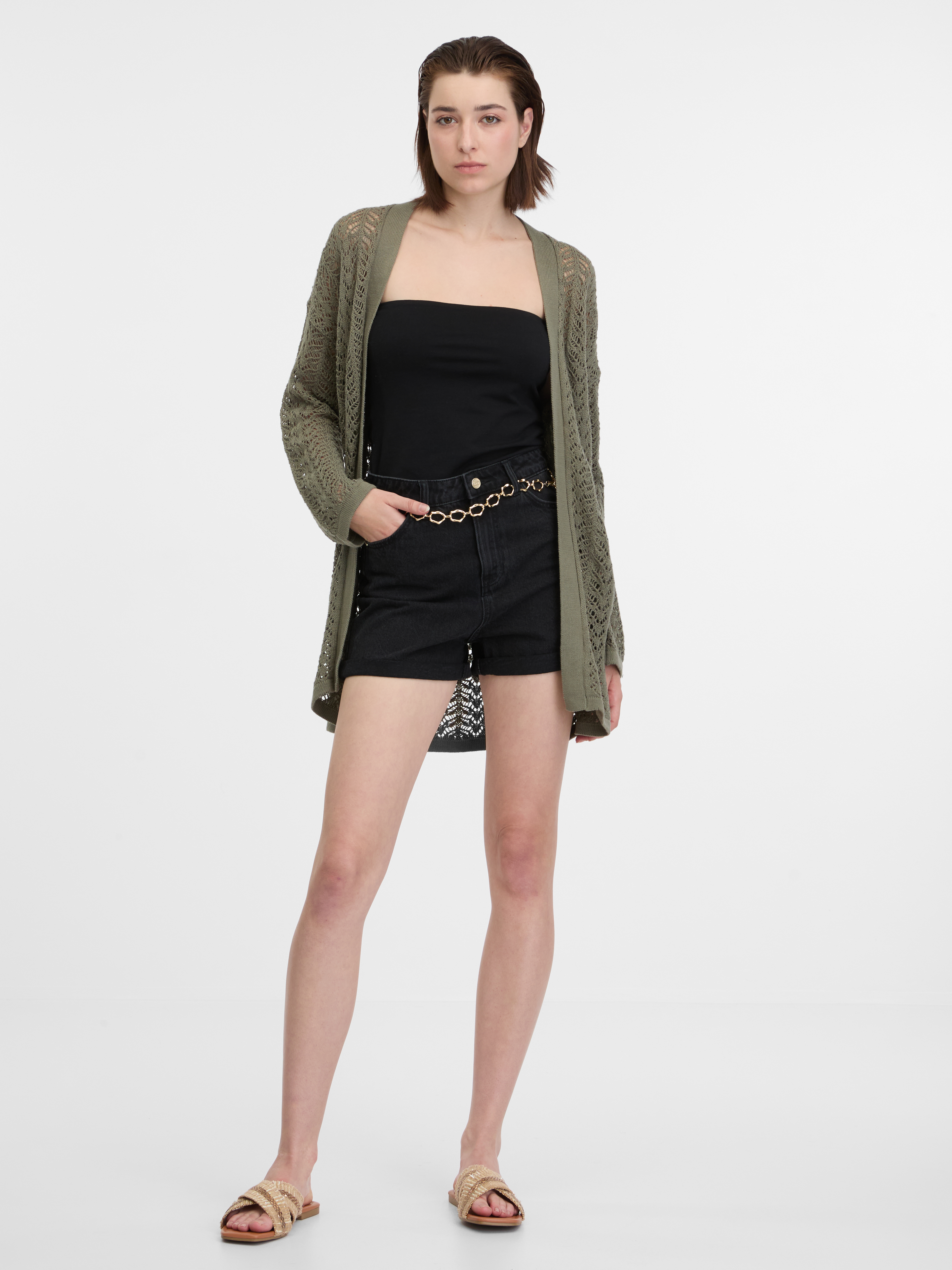 Cardigane pentru femei ORSAY - kaki