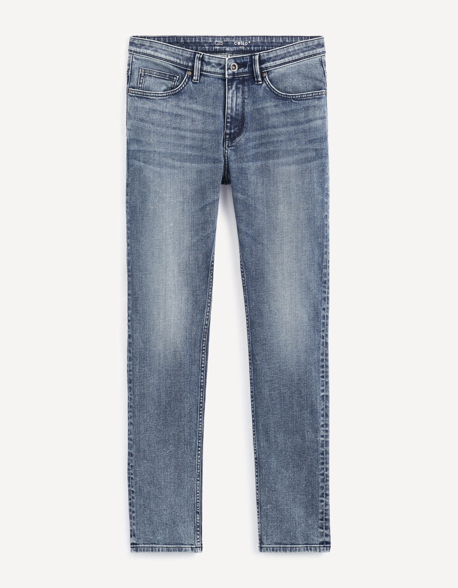 Blugi pentru bărbați Celio Straight fit