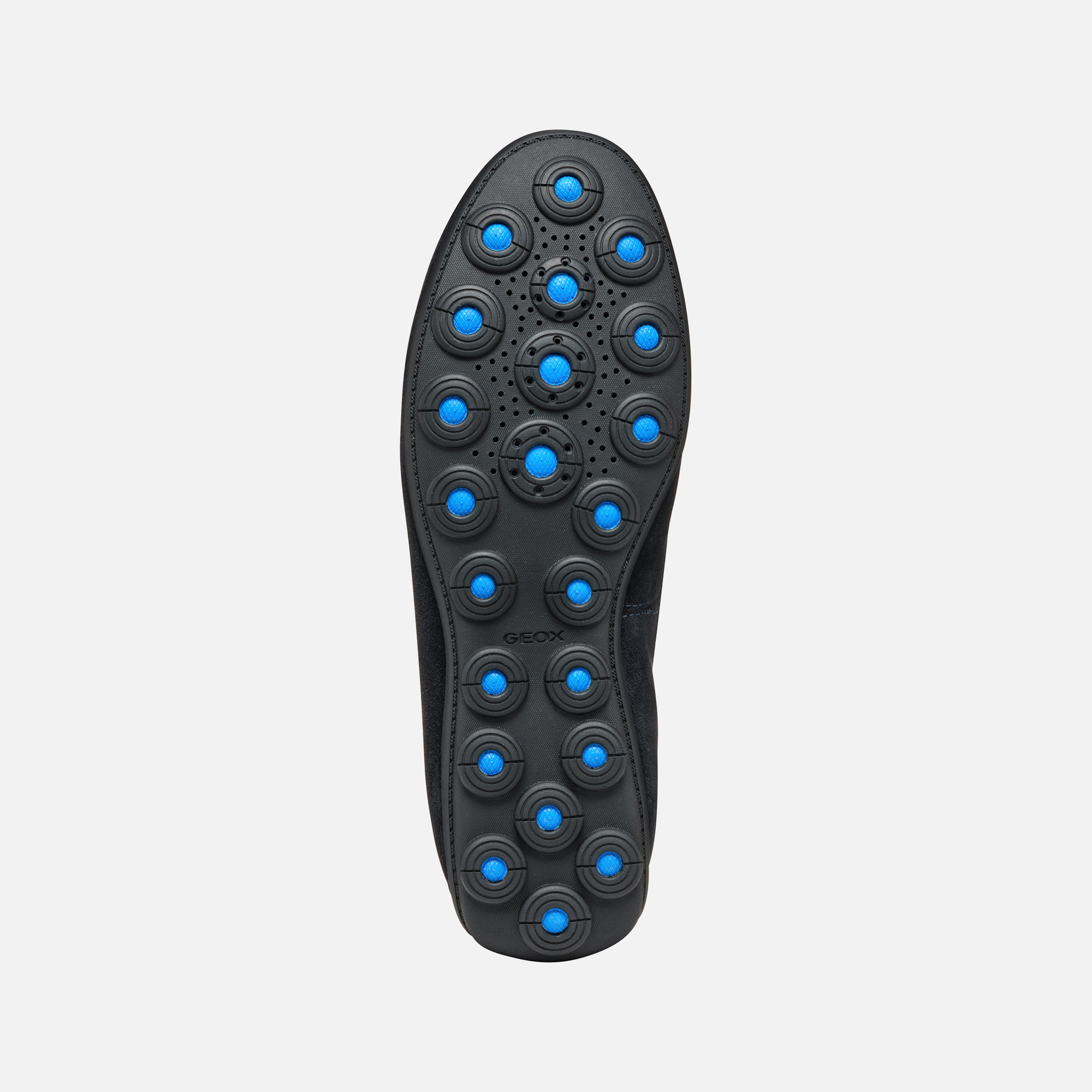 Dark blue men&#039;s moccasins Geox Spherica EC16 - Men&#039;s