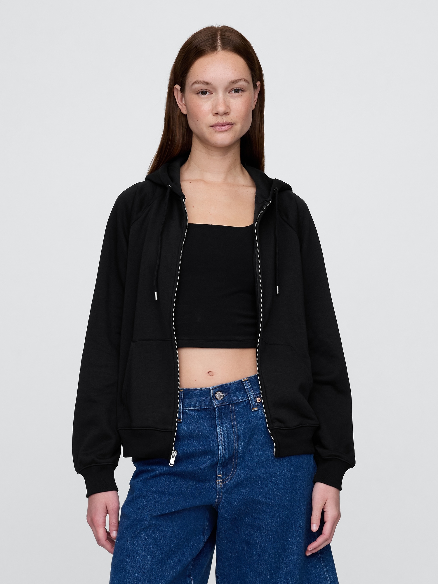 GAP Zipper Sweatshirt Vintage Soft - Ladies