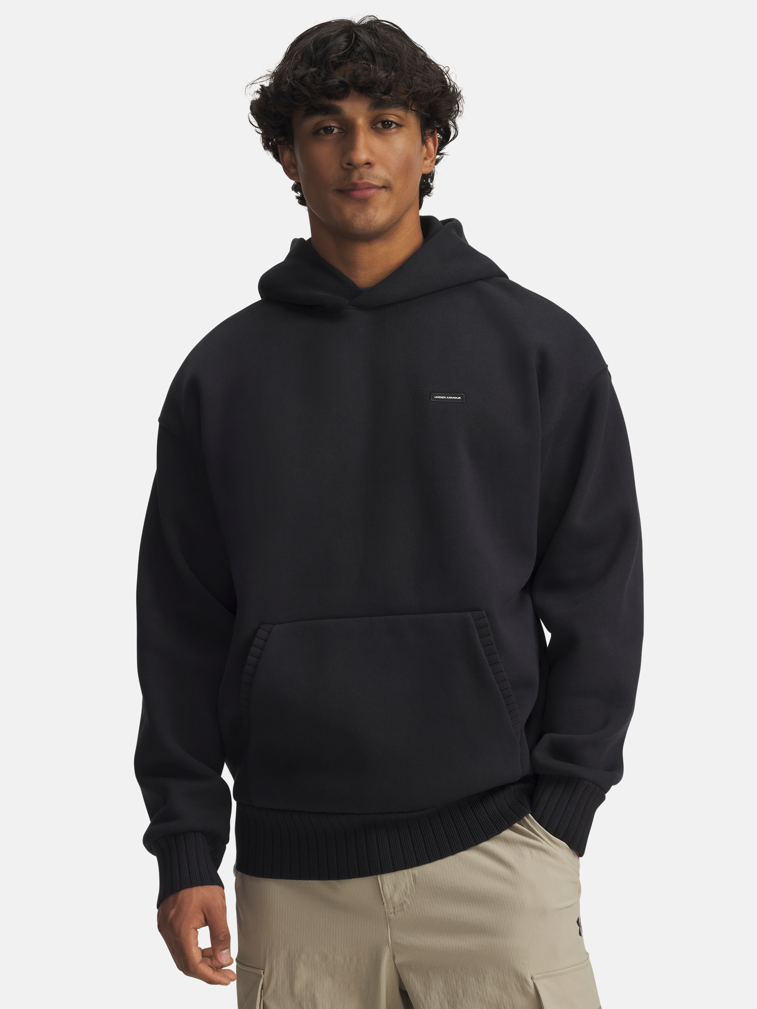 Pánska mikina Under Armour UA Icon Heavy Rib Hdy-BLK