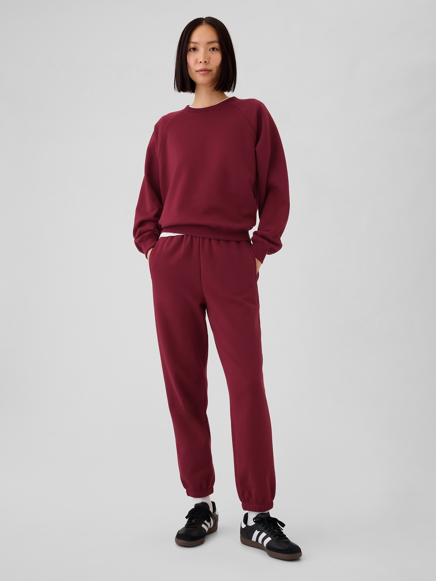 GAP Sweatpants High Rise Boyfriend - Women&#039;s