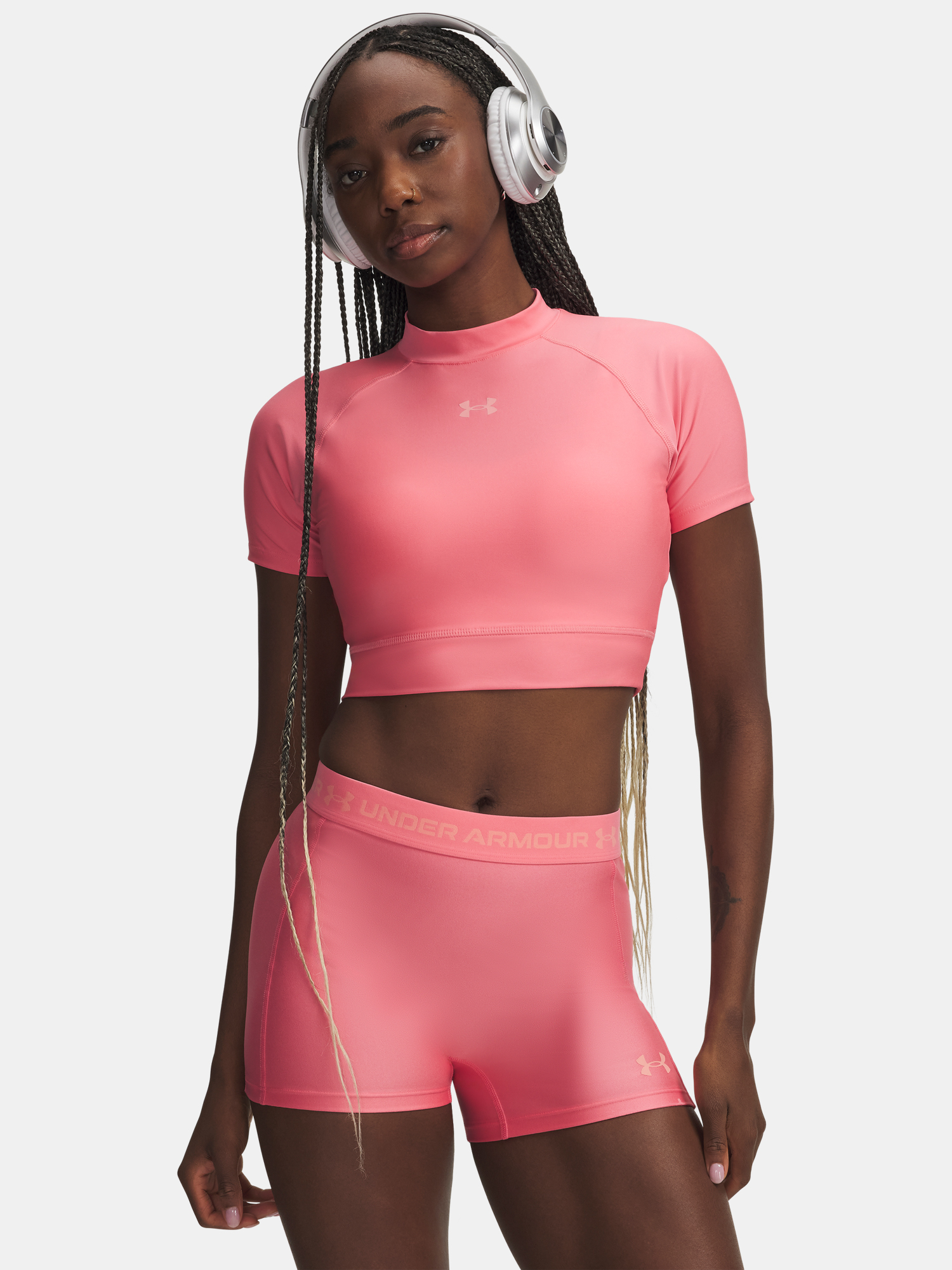 Тениска Under Armour HeatGear Crop SS