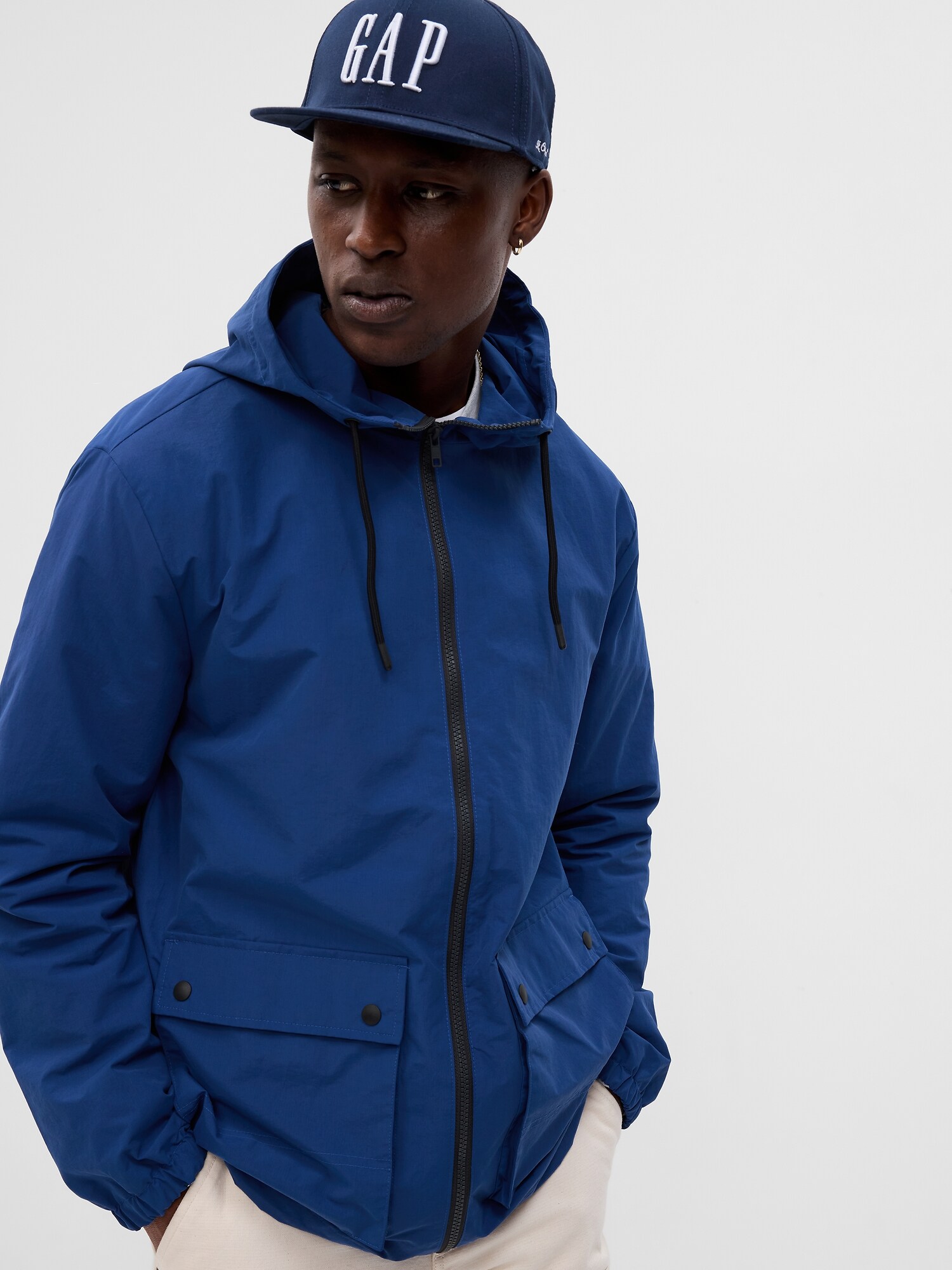 Jachete subtire pentru barbati GAP - albastru inchis