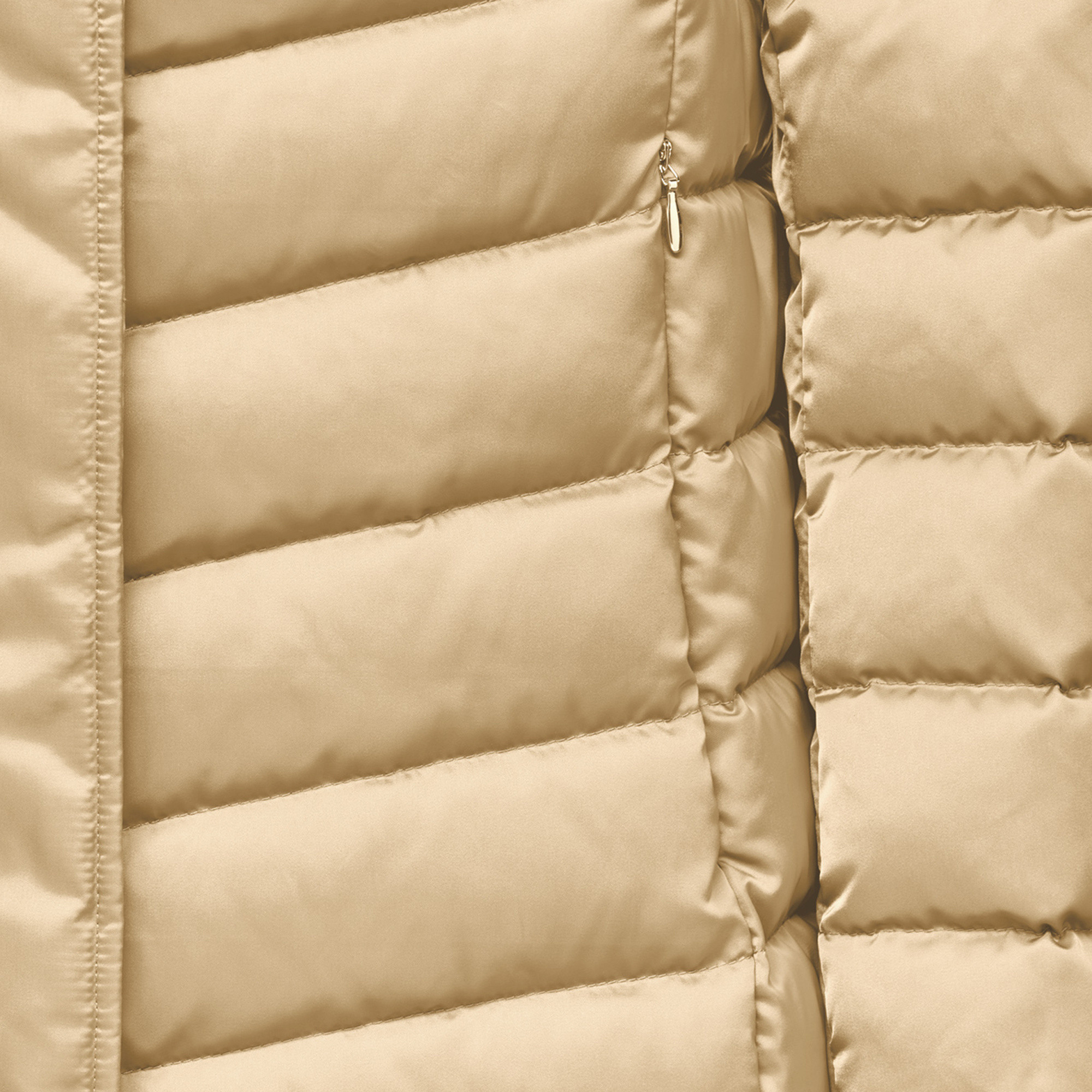 Beige women's down jacket Geox Bettanie - Women's