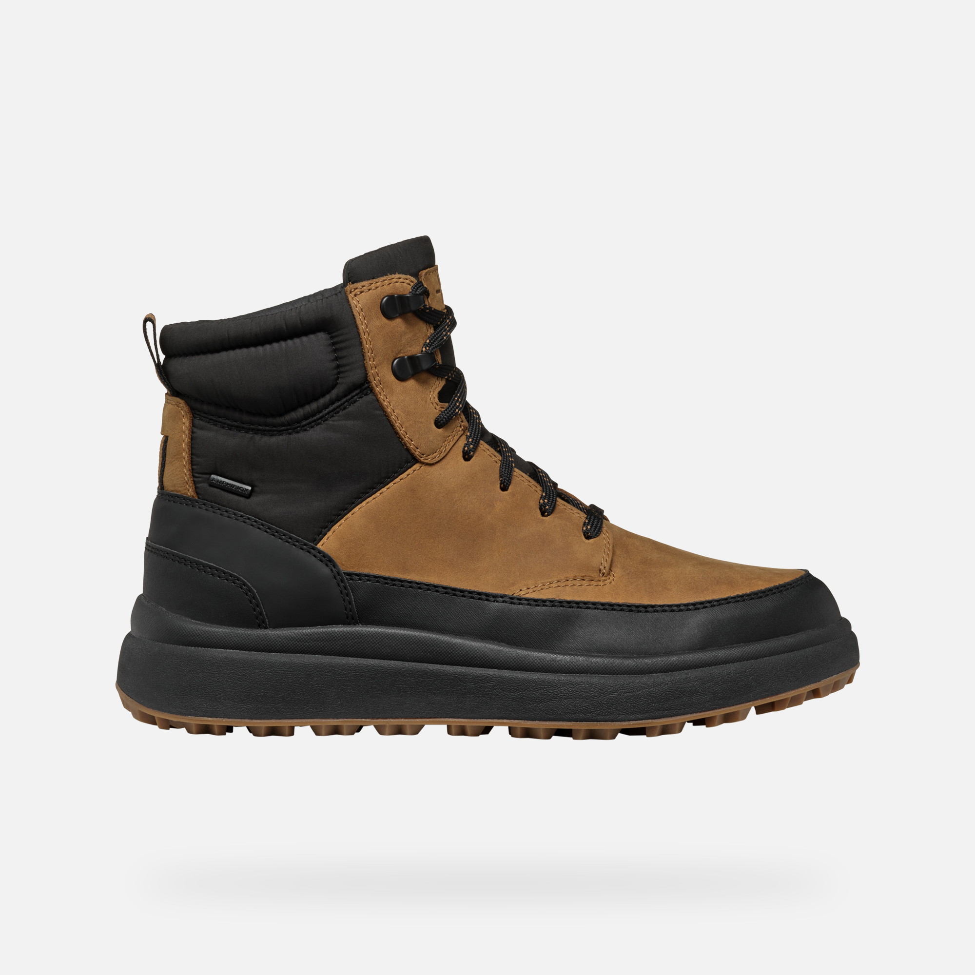 Orange men&#039;s ankle boots Geox Granito + Grip A - Men