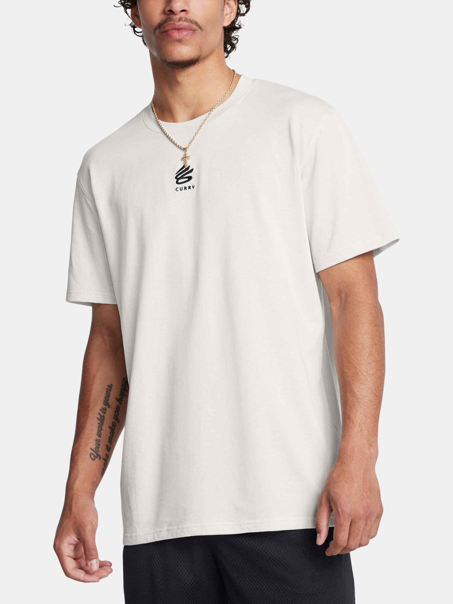 Under Armour Pánské Tričko Curry Hvyweight Logo Tee - Pánské