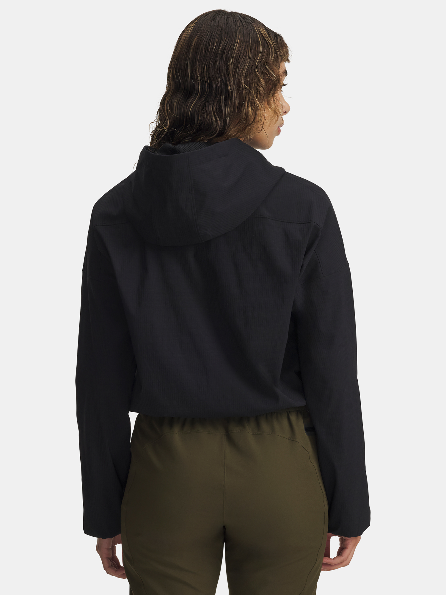 Women's Under Armour Unstoppable Woven Rstop LS-BLK Jacket - Women's