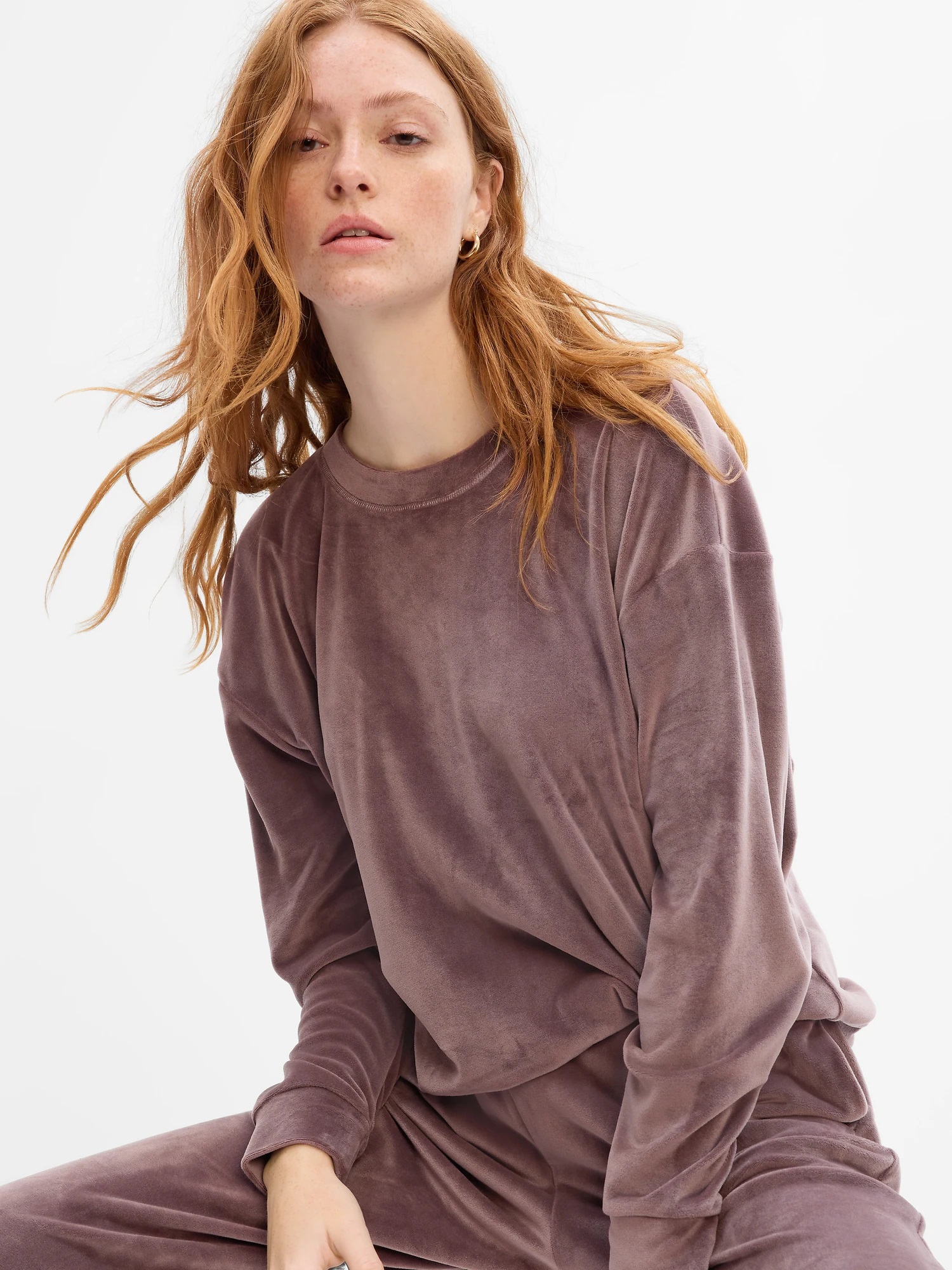 GAP Velour Sweatshirt - Women