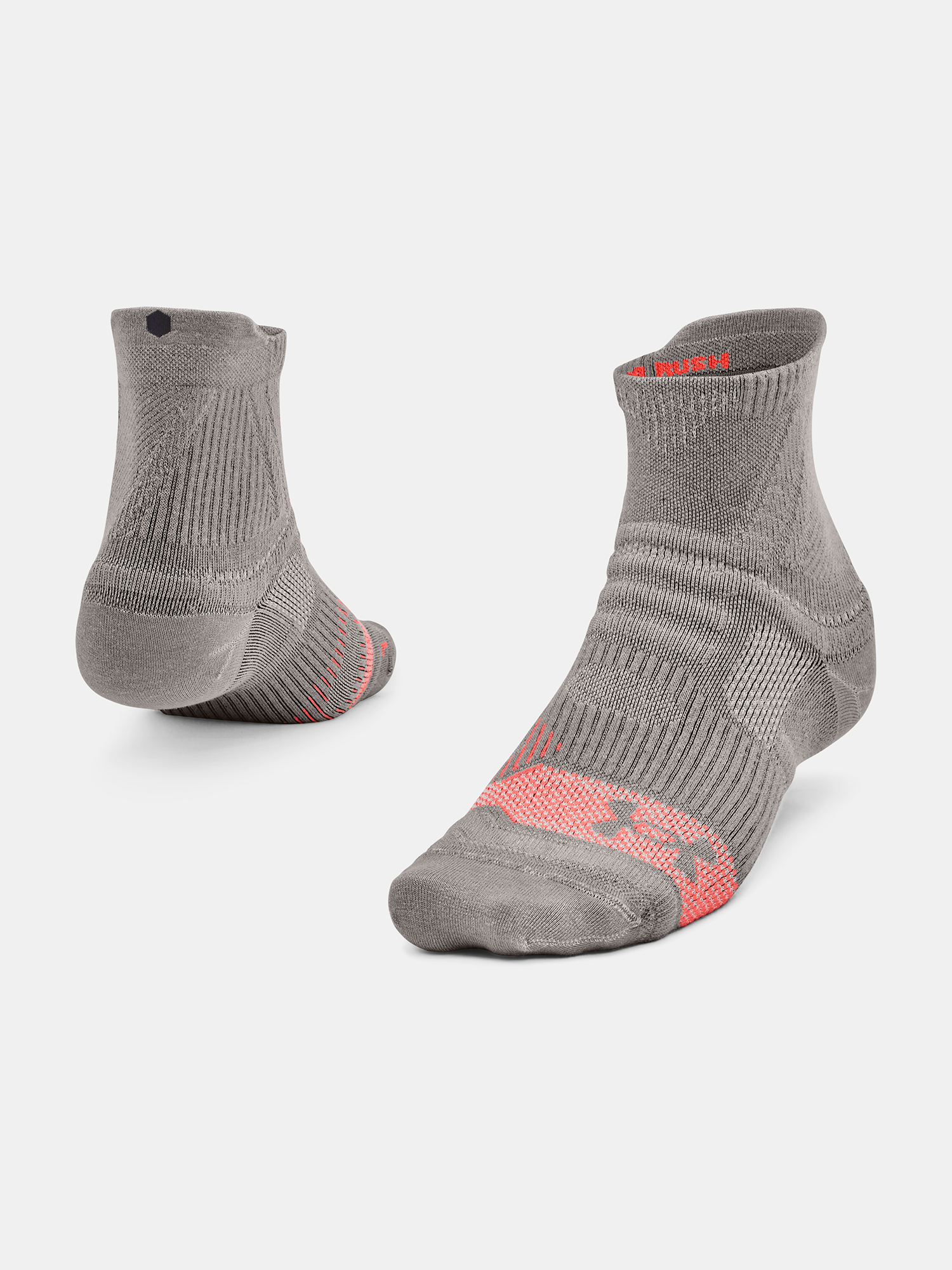 Under Armour UA RUSH Quarter-GRY Socks - unisex