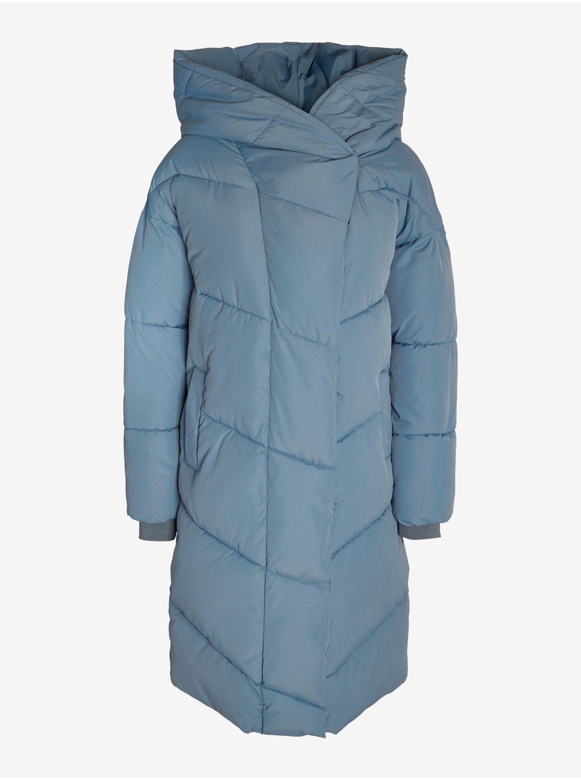 Women's Grey-Blue Quilted Coat Noisy May New Tally - Women