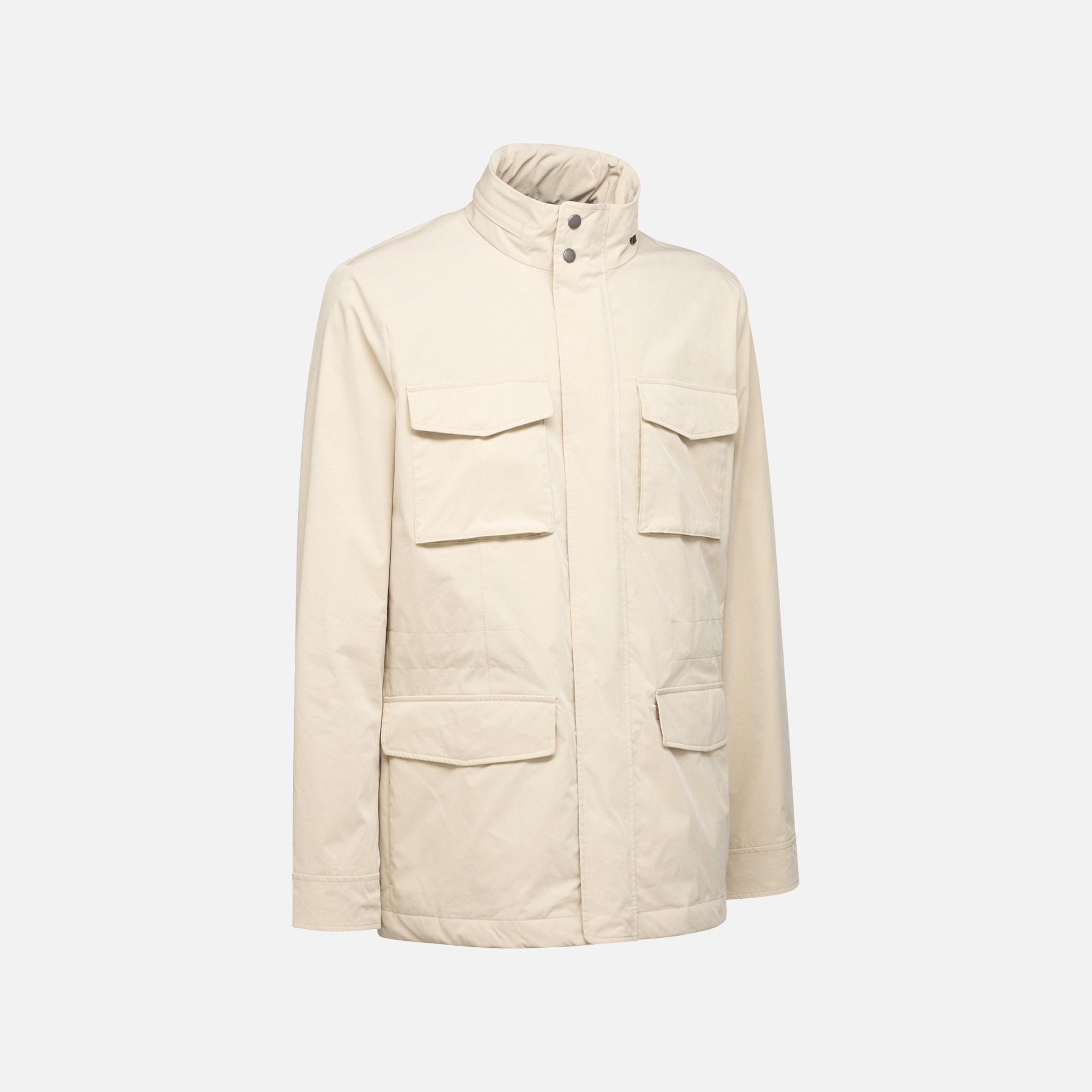 Beige men&#039;s jacket Geox Damon - Men&#039;s