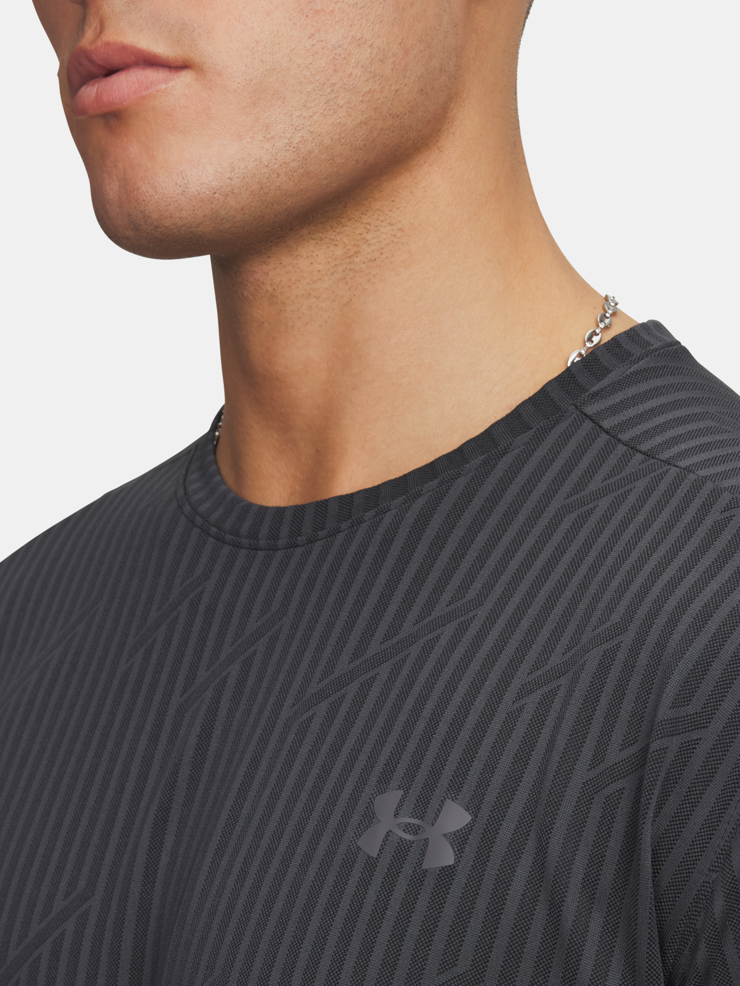 Men's T-shirt Under Armour UA Tech Vent Jacquard-BLK - Men's