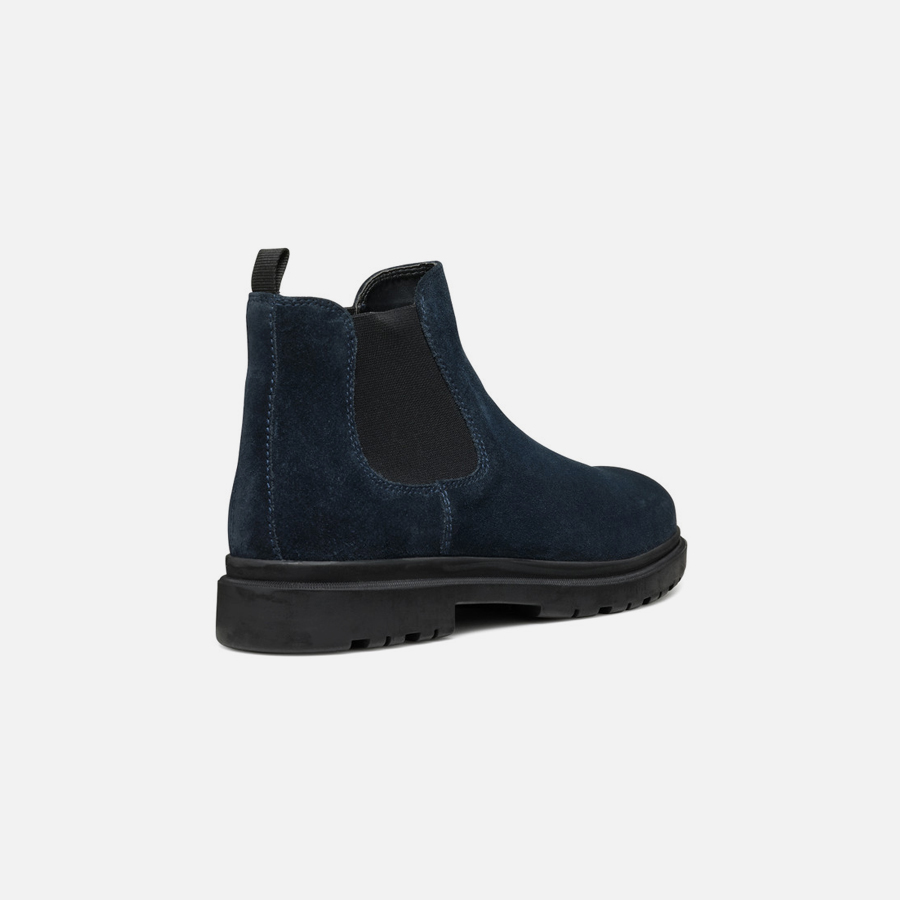 Dark blue men&#039;s ankle shoes Geox Andalo - Men&#039;s