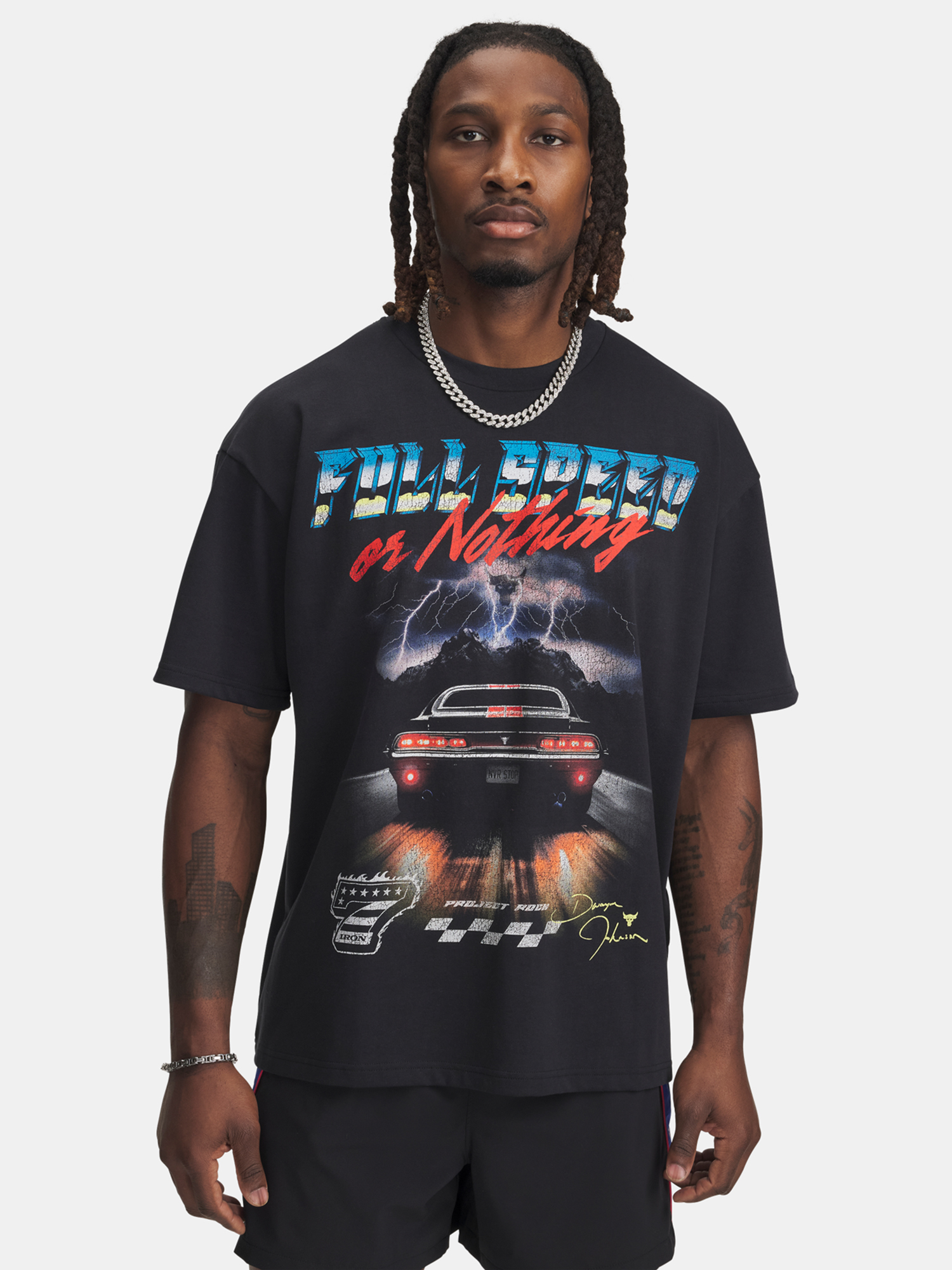 Men's T-shirt Under Armour Pjt Rck Hwt SS - Men's