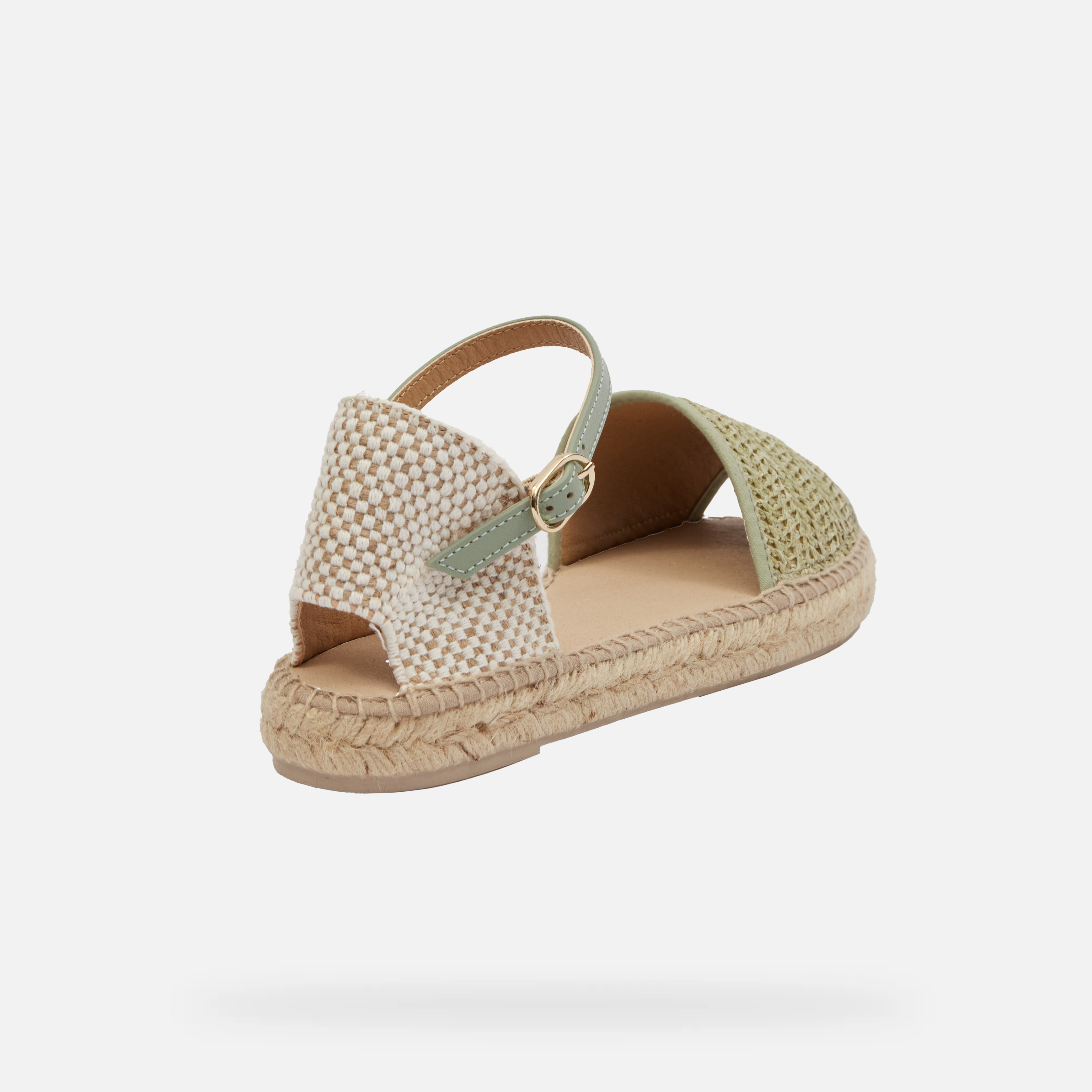 Women's Light Green Geox D Lampedusa Sandals - Women