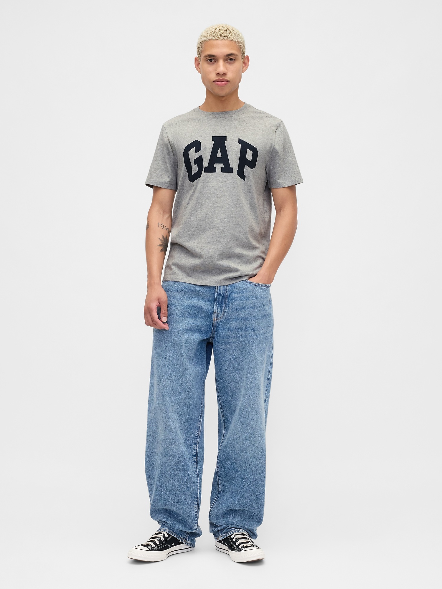 GAP T-shirt with Everyday Soft logo, 2 pcs - Men's
