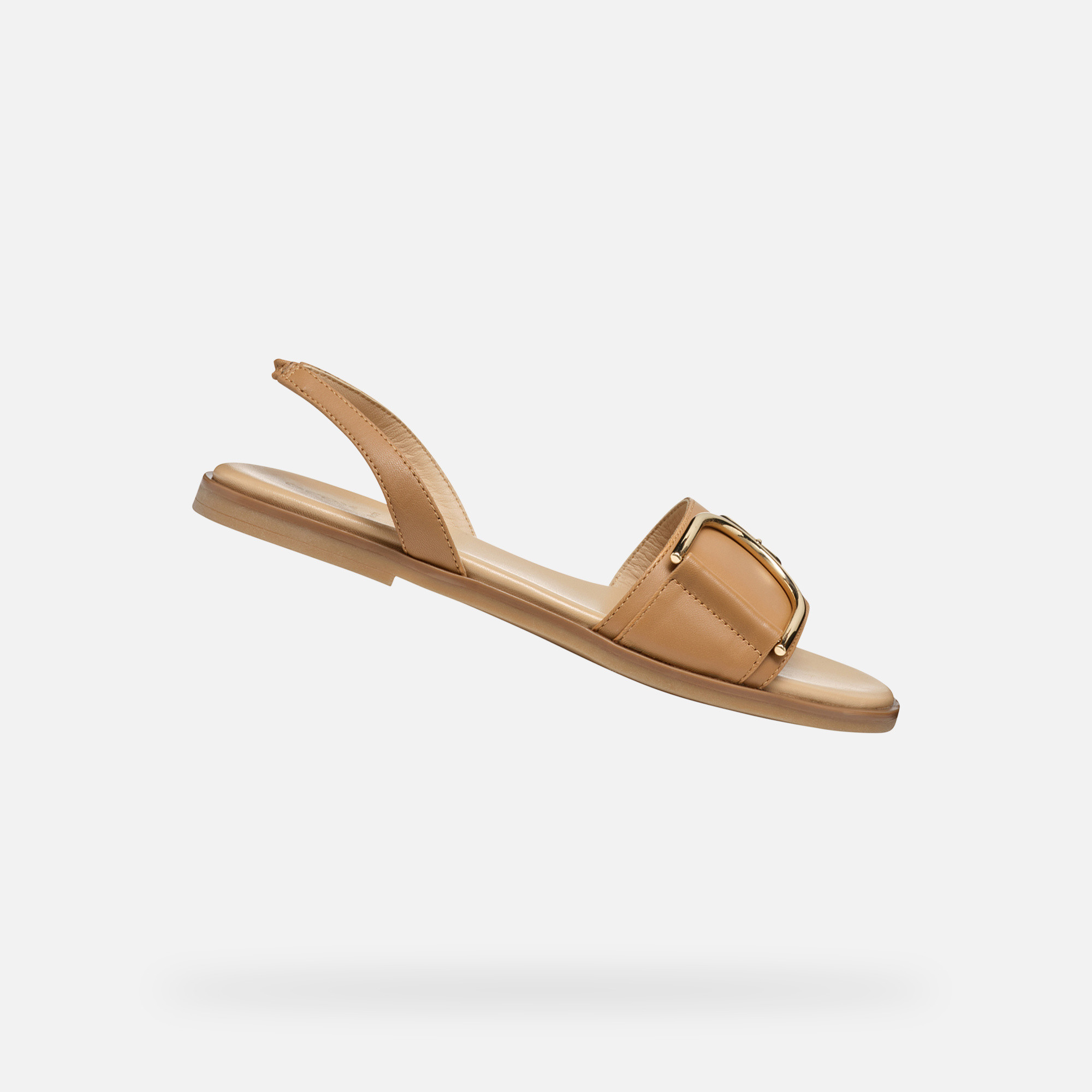 Beige womens sandals Geox Naileen - Womens
