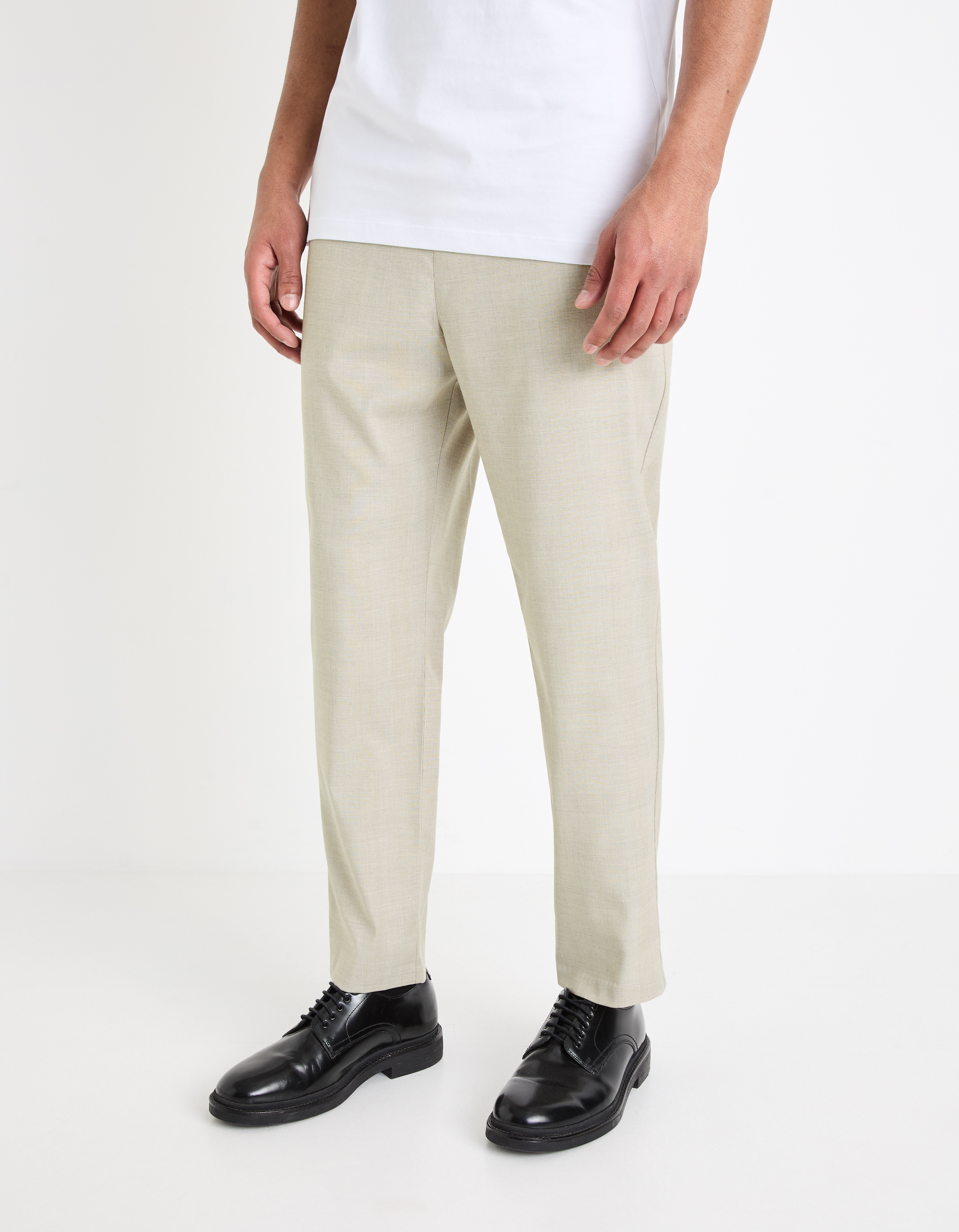 Pantaloni casual pentru barbati Celio - crem