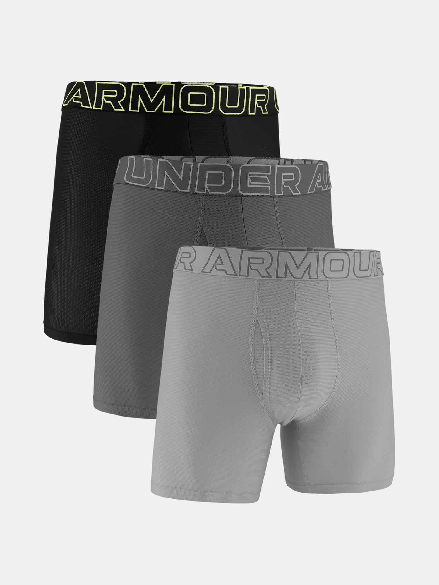 Men's Under Armour Ua Performance Tech Mesh Boxer Shorts - Solid 6in - - Men's